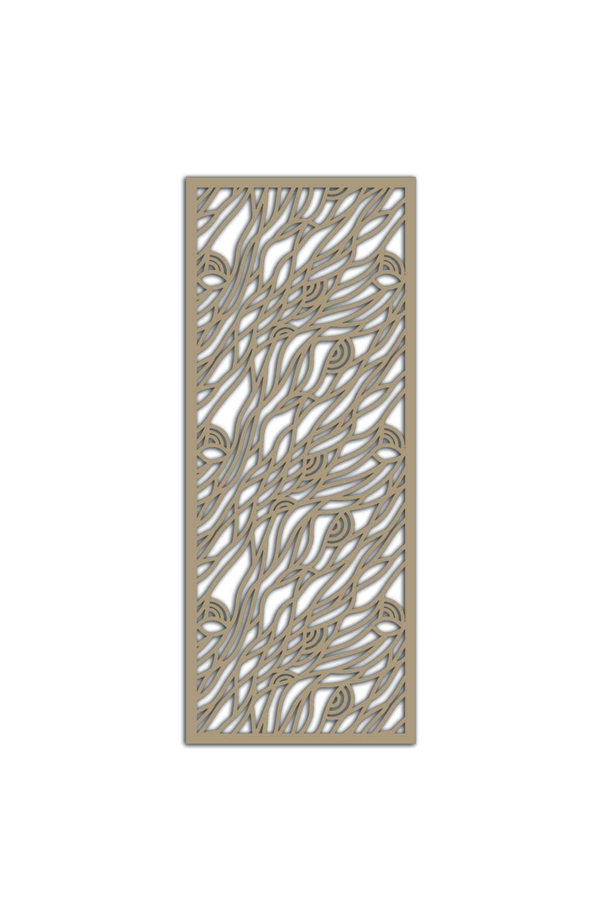 Liar Dekor Liar Ahşap Seperatör (Paravan) - KSP-97 - (18 mm) - (100 cm x 210 cm) - (Ham)