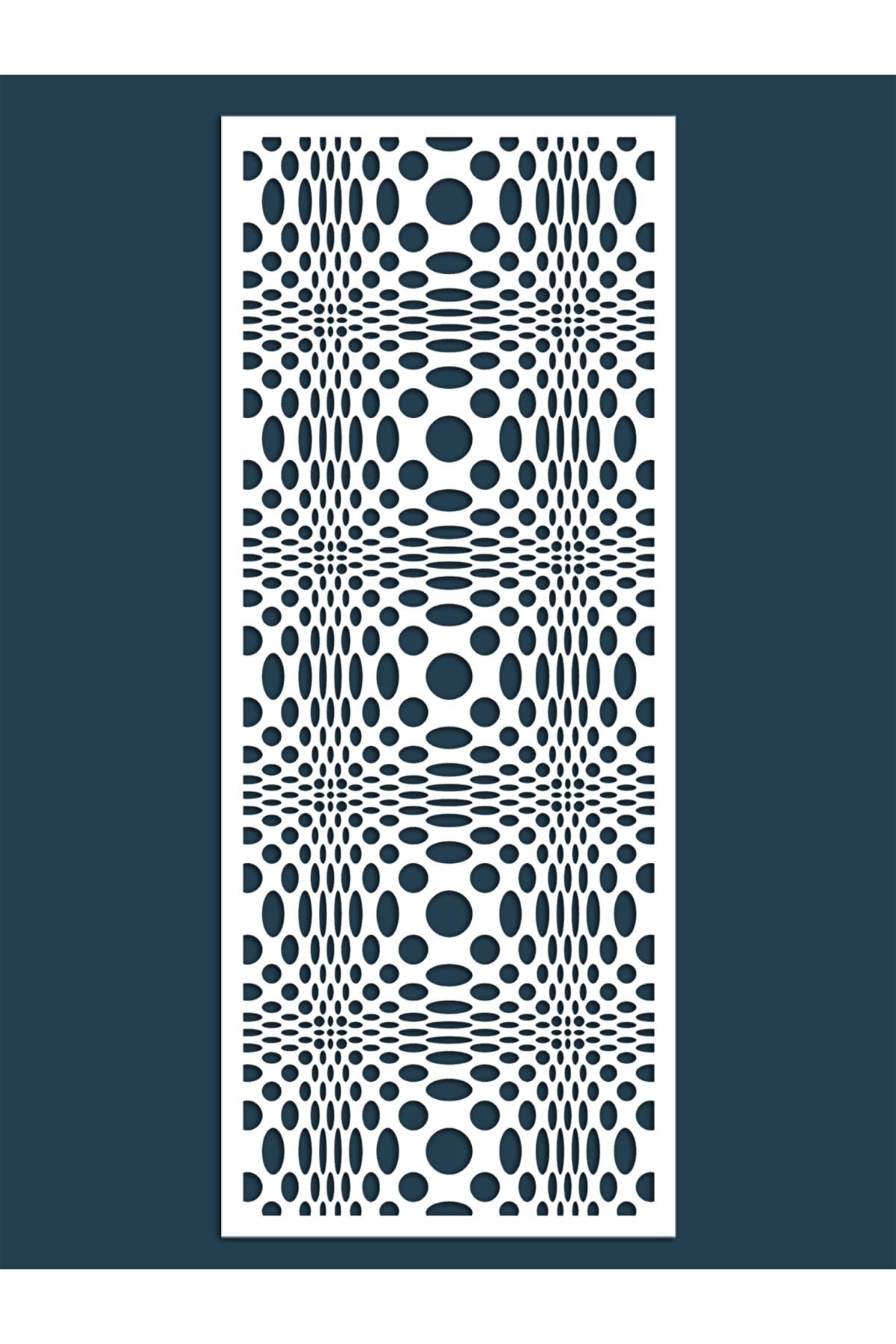 Liar Dekor Liar Ahşap Seperatör (Paravan) - KSP-92 - (18 mm) - (85 cm x 210 cm) - (Beyaz)