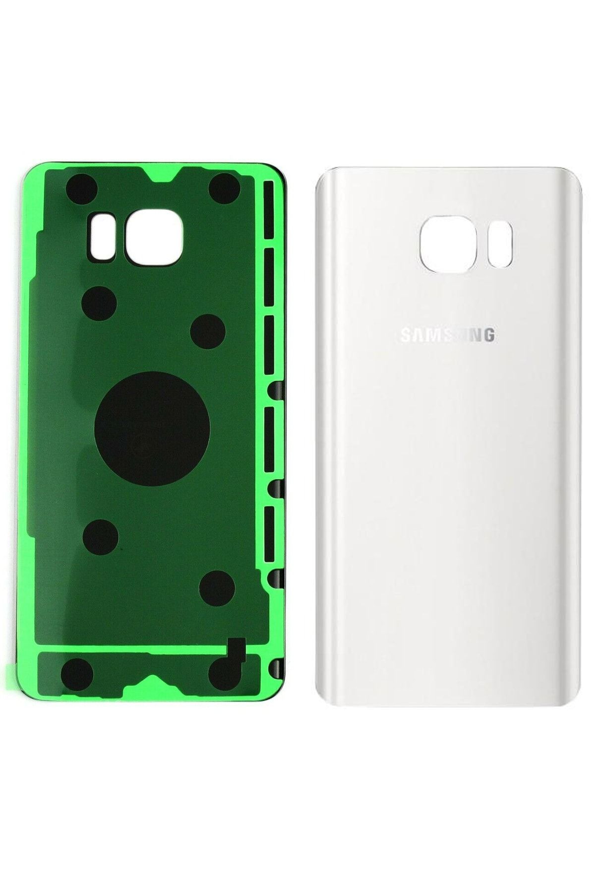 Ceykergsm Samsung Galaxy Note 5 N920f Arka Batarya Pil Kapağı Cam Beyaz