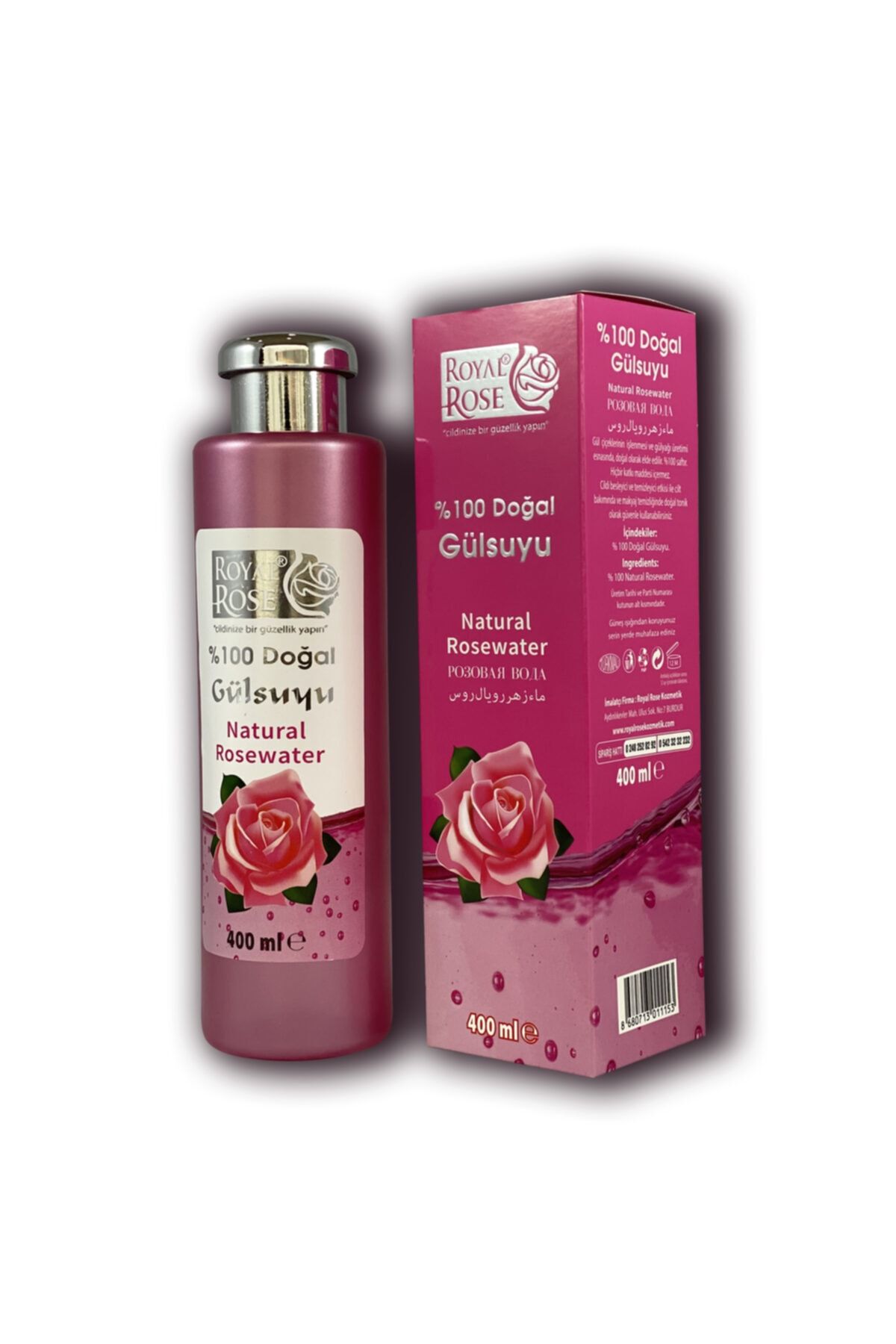 ROYAL ROSE %100 Doğal Gülsuyu (400 ml)