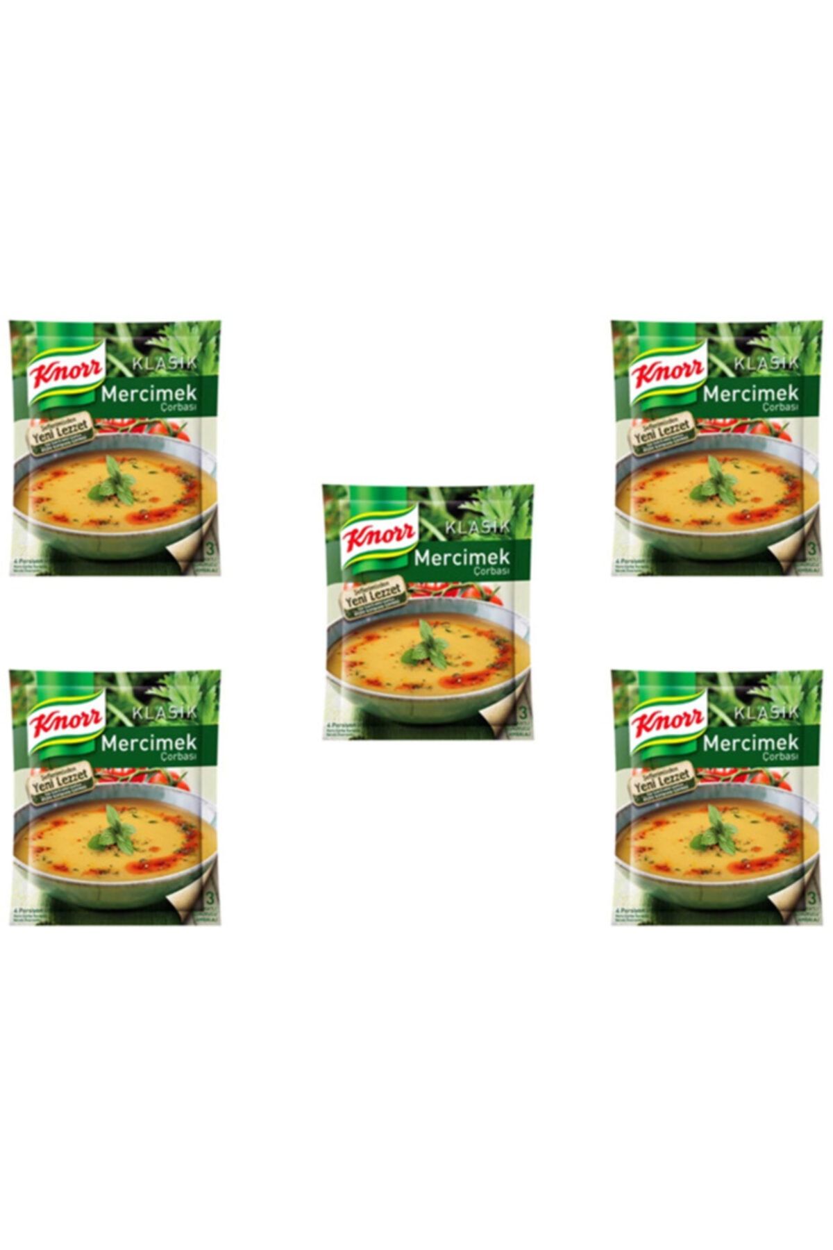 Knorr Hazır Çorba Mercimek 76 Gr X 5 Adet