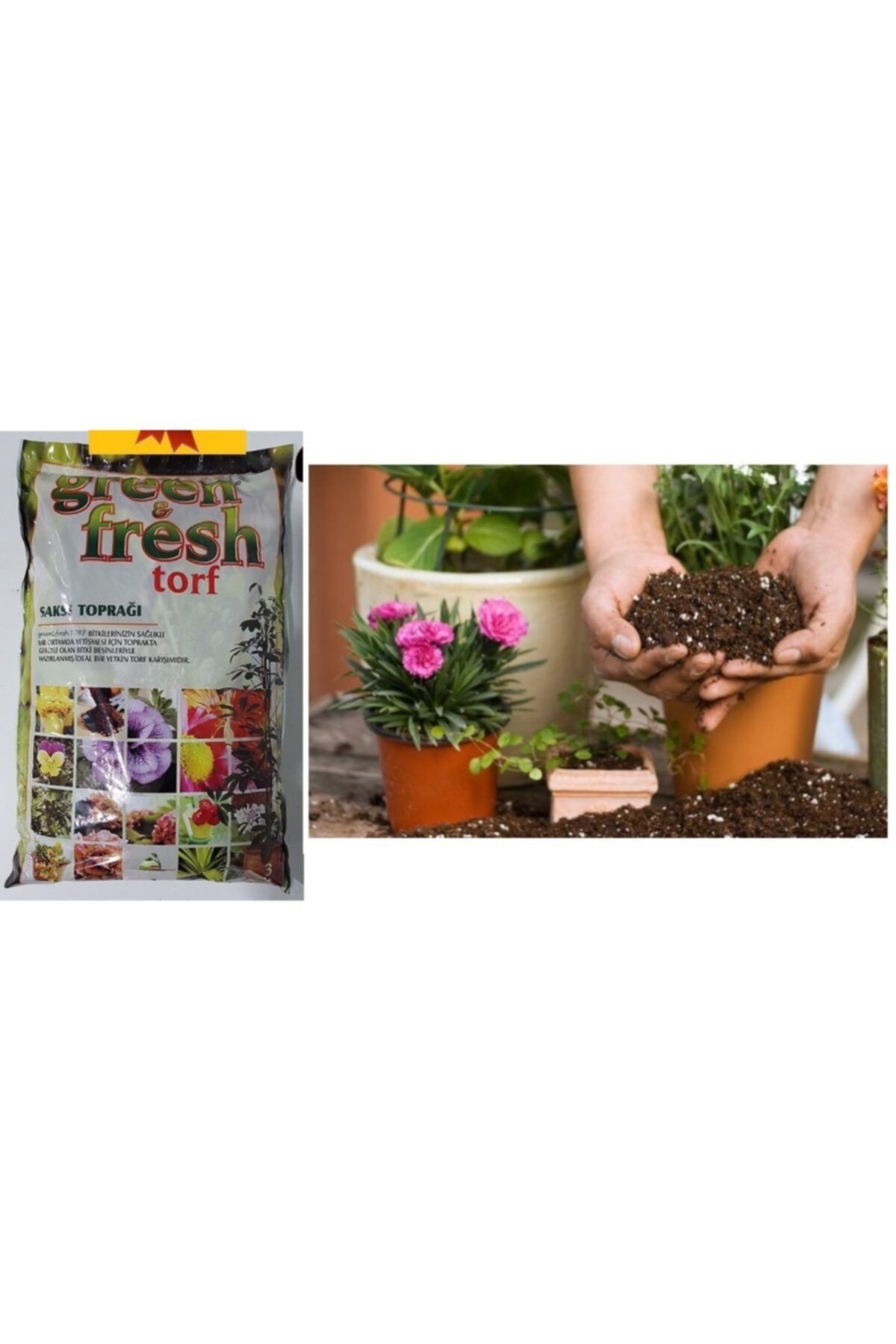 green fresh Torf  Çiçek Toprağı20 Lt