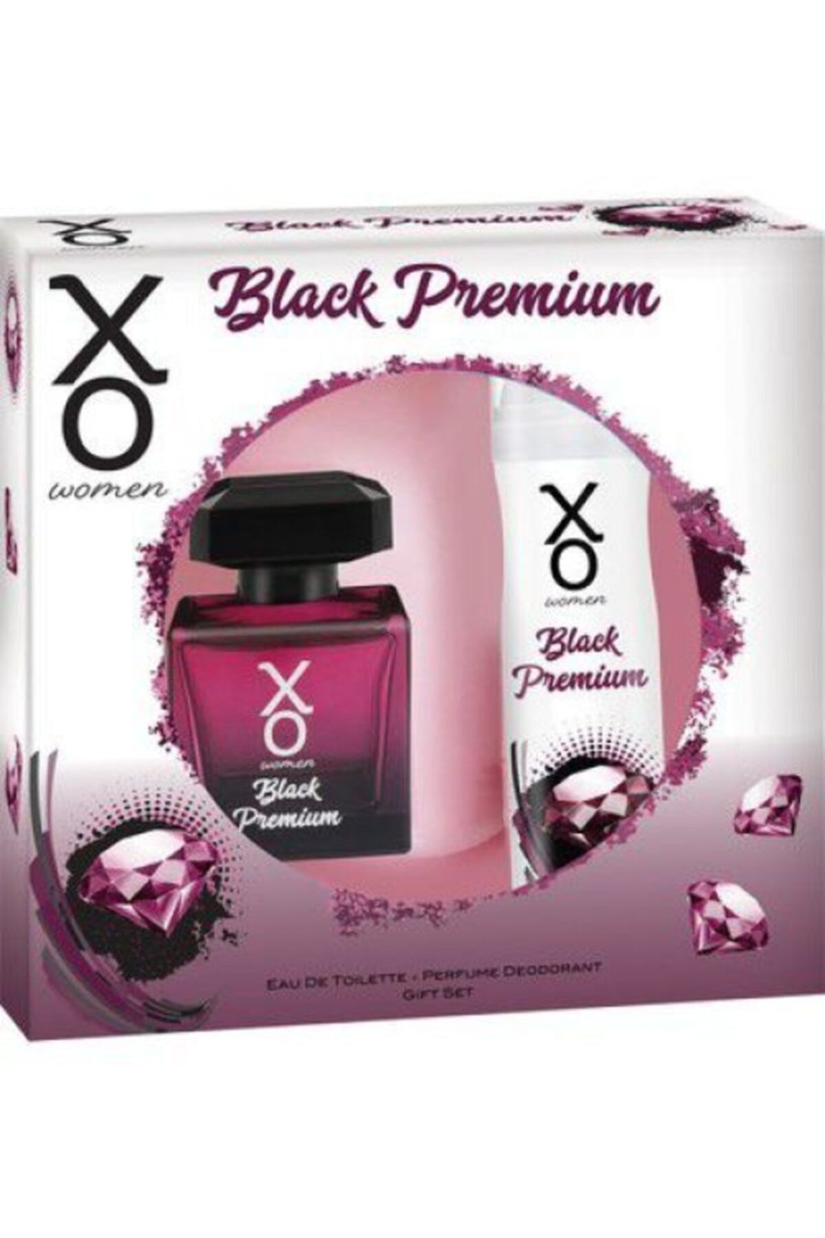 Xo Orıjınal Black Premıum Kadın Parfüm Seti 100 Ml Edt + 125 Ml Deodorant Ikili Set