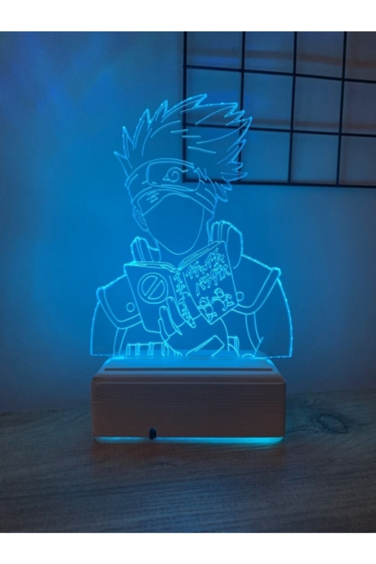 Modiwa Design Naruto Kakashi Hatake 16 Renk Gece Lambası