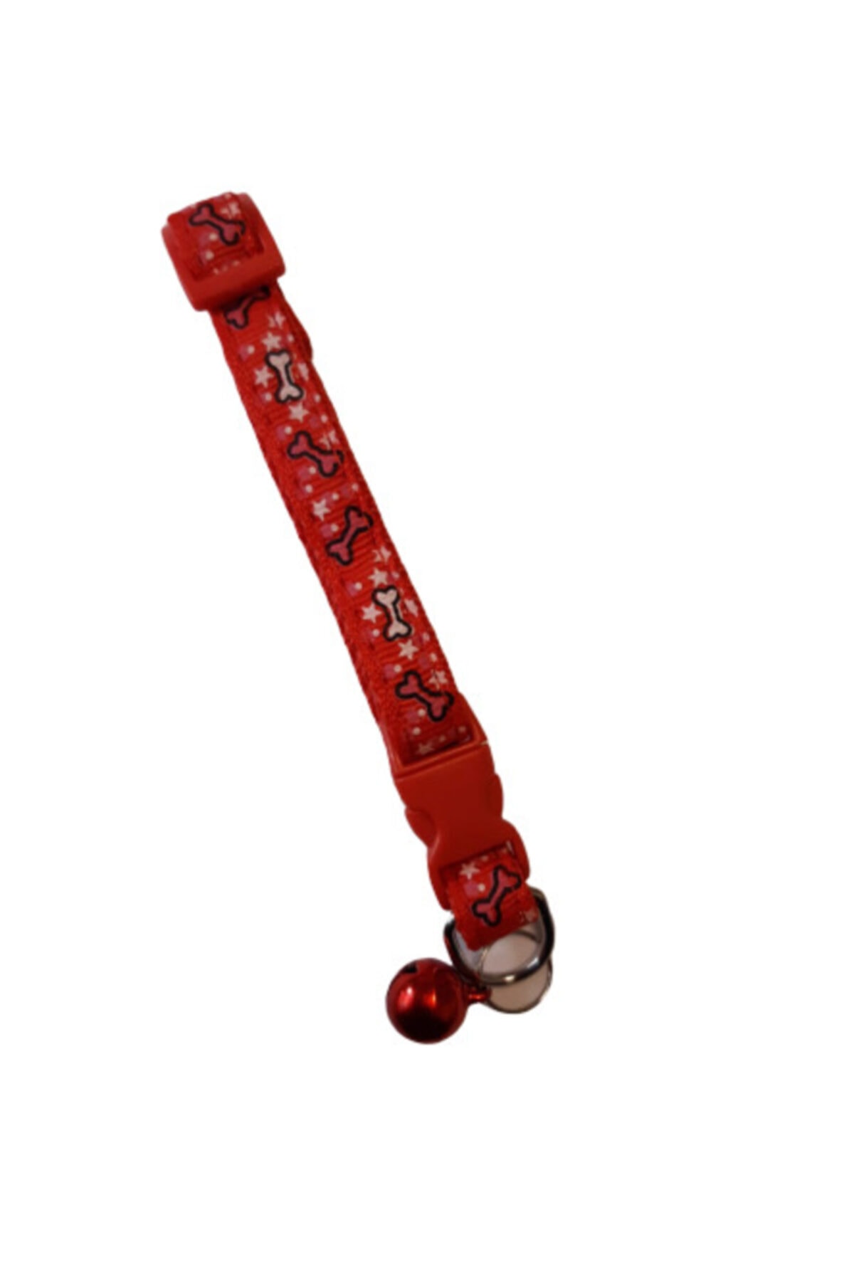 Petpetty Kırmızı Zilli Kedi Tasması 15-25 cm