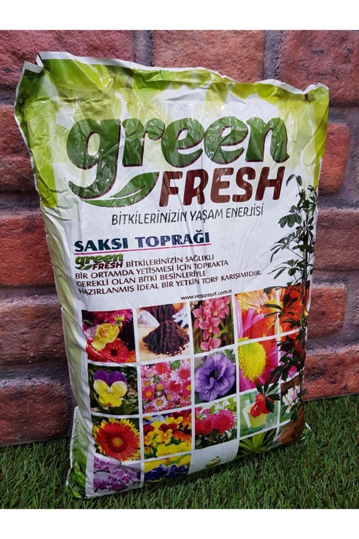 green fresh Torf Çiçek Saksı Toprağı 5 lt