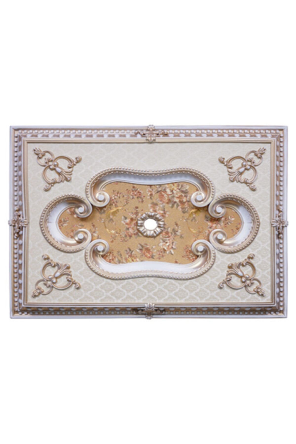 Decomanya Bronz Dikdörtgen Saray Tavan Göbeği 70*90 Cm