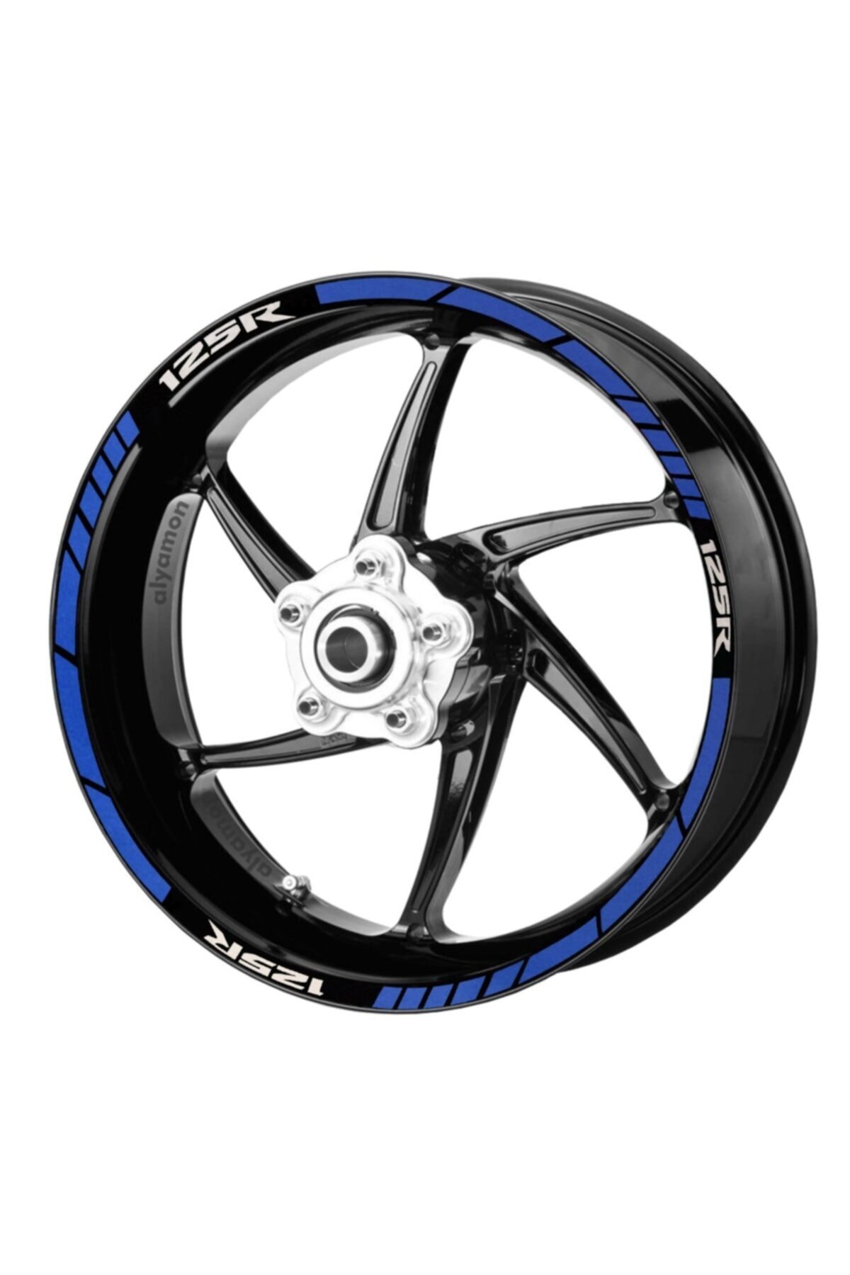 Deeb Cbr 125 Jant Şeridi Mavi Beyaz Model X