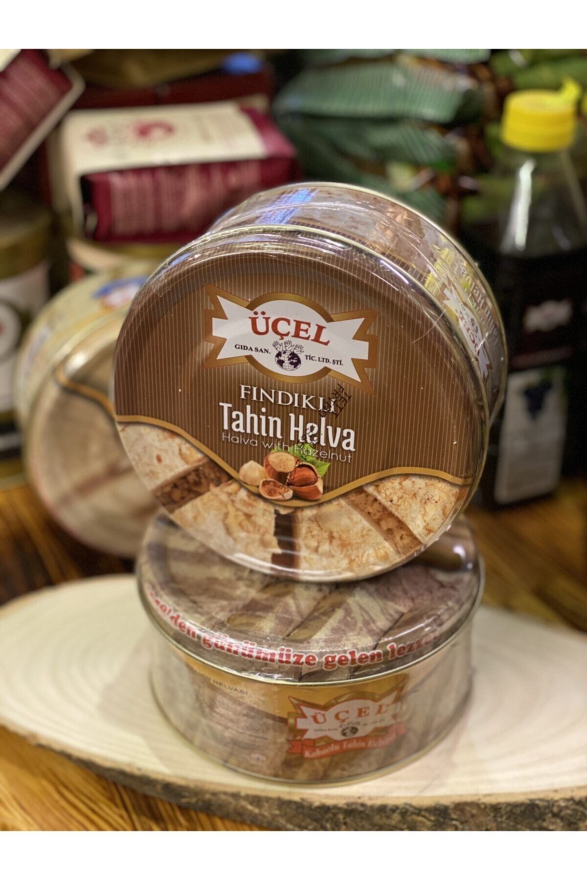 Üçel Tahin Helvası 830gr Fındıklı