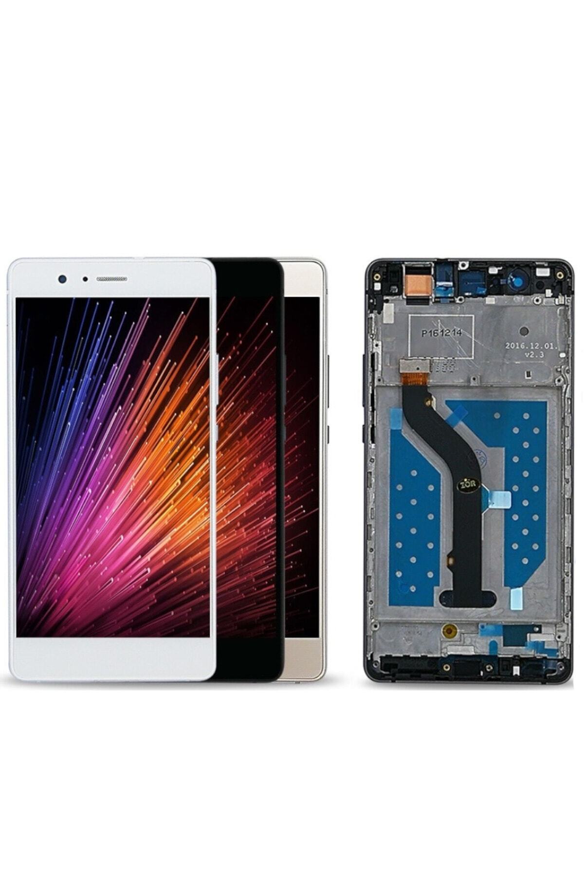 Huawei P9 Lite 2016 Vns-l31 Çıtalı Uyumlu Siyah Lcd Ekran Kırılmaz Cam+tamir Seti+b7000 Hediye Kargo Bedava
