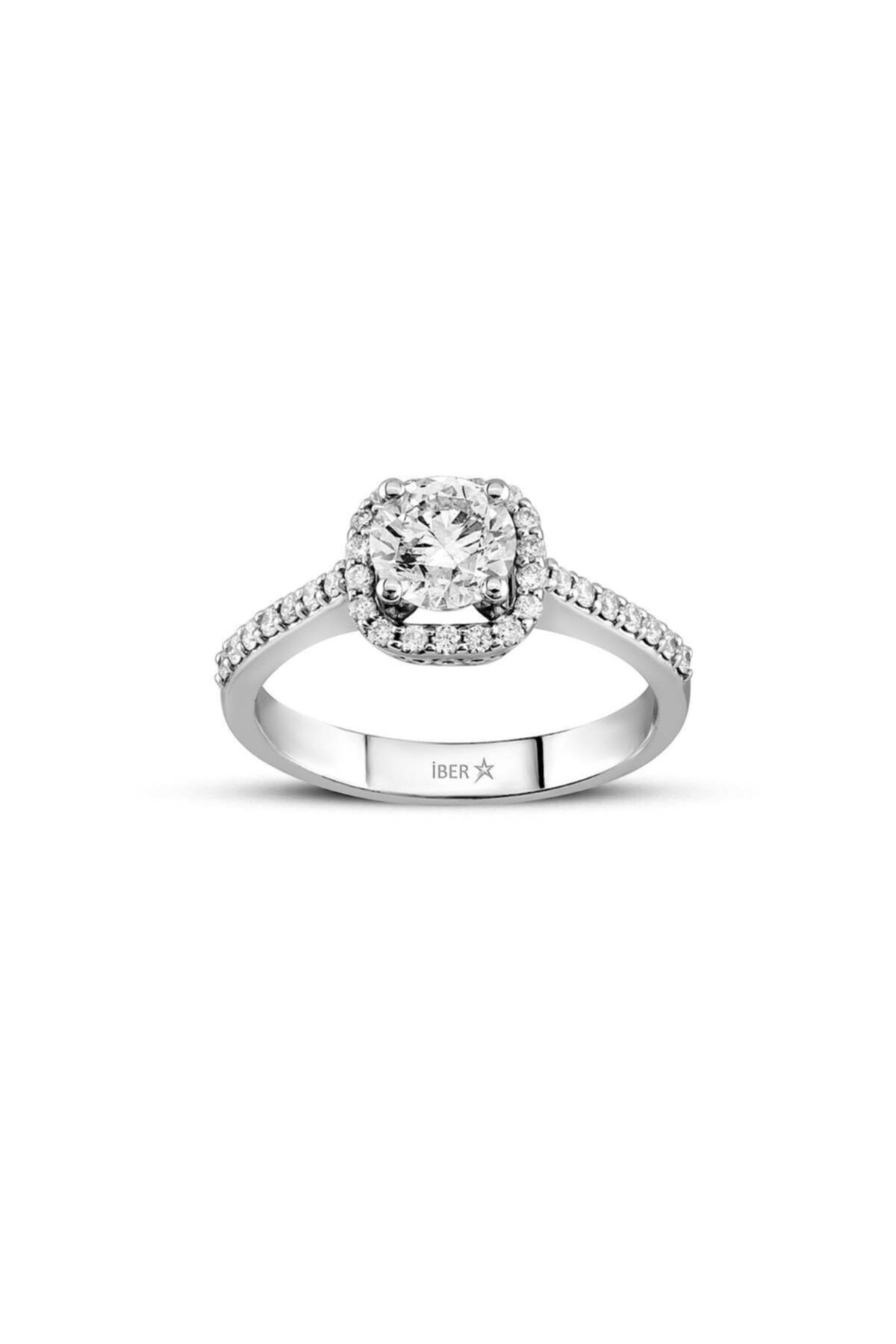 İBER DIAMOND Kadın F Sı 1.16 Karat Pırlanta Taşlı Tektaş Yüzük