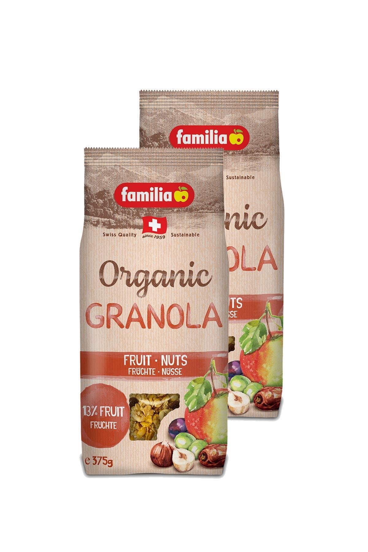 familia Bio/organik Meyveli K.yemişli Musli 375 g x 2