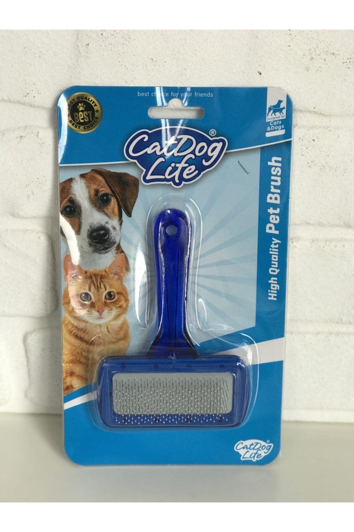 Catdoglife Fosforlu Kedi Köpek Tarağı ( 14 X 10 Cm )