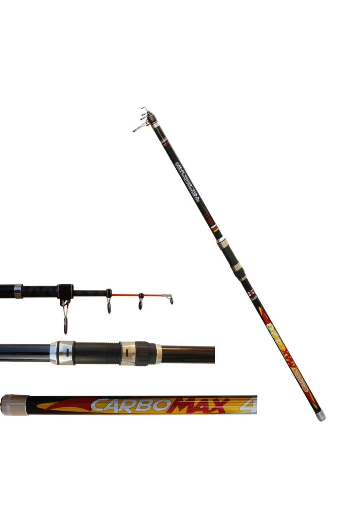 EUROFISH Carbomax 100-200 Gr Atarlı Surf Olta Kamışı 3.90 Mt