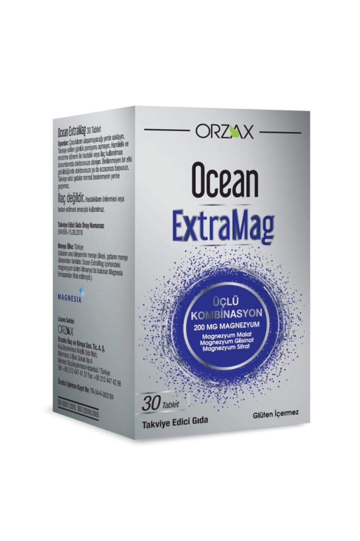 orzax ocean extramag magnezyum 30 tablet fiyati yorumlari trendyol