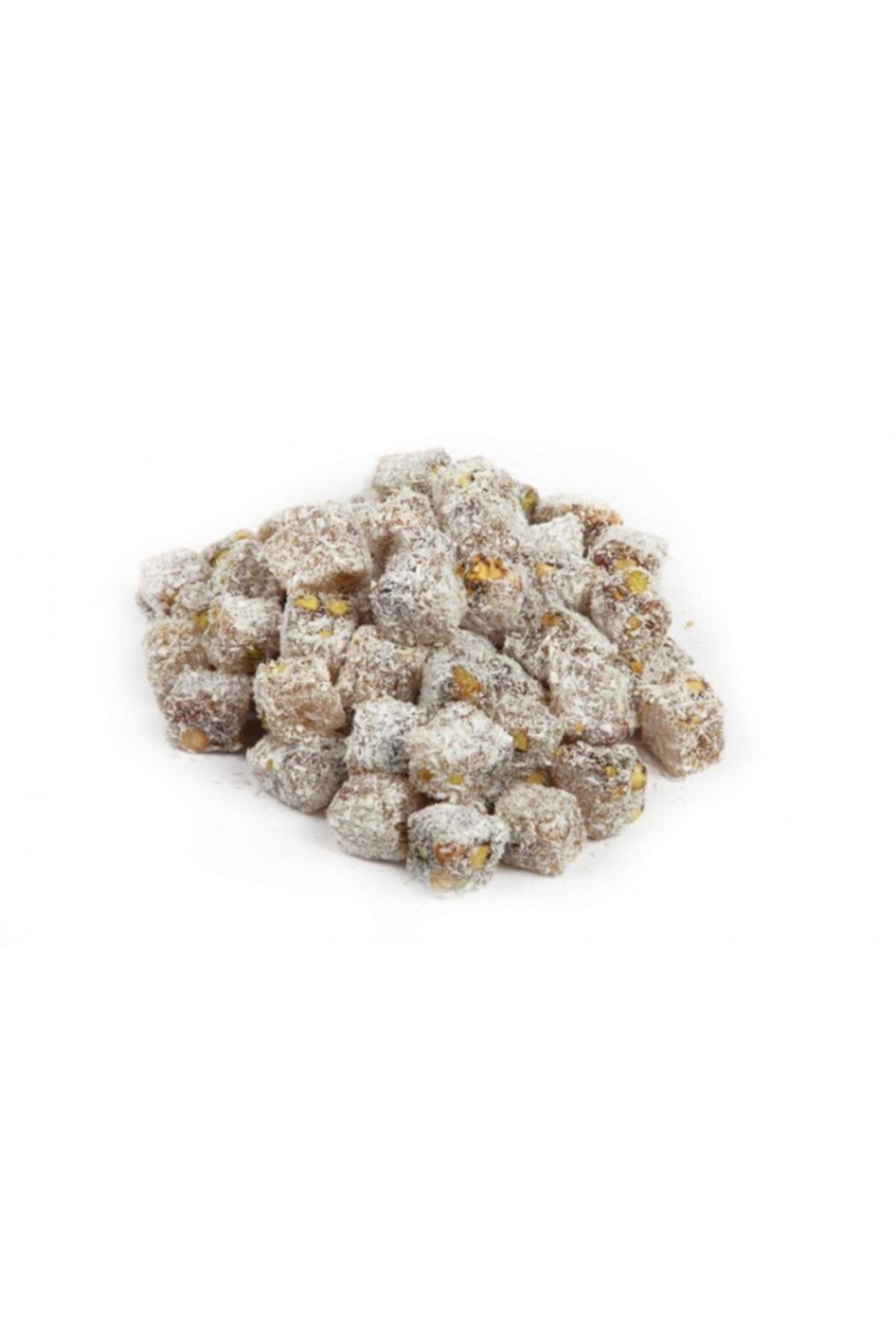 Akkent 1860 Çifte Kavrulmuş Antep Fıstıklı Hindistan Cevizi Kaplı Lokum 1 Kg
