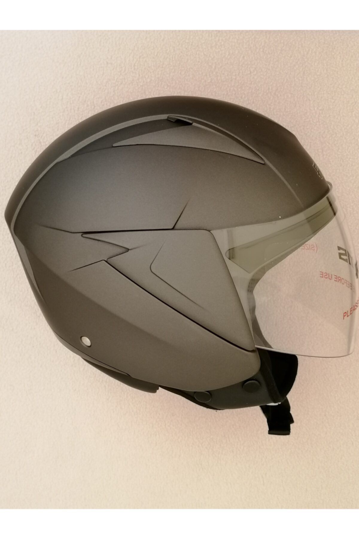 RMS KASK Rms Yarım Açık Kask Mat Gri
