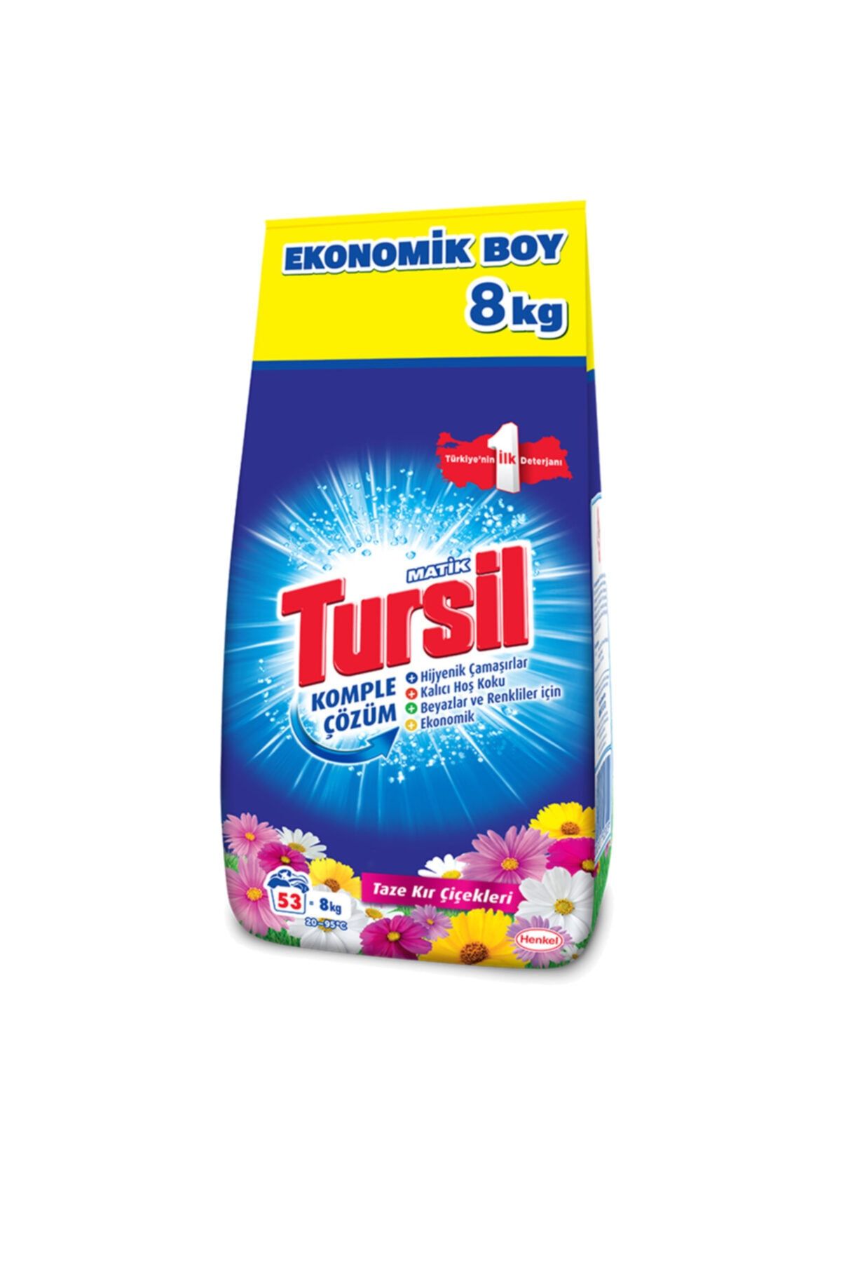 Tursil Taze Kır Çiçekleri Beyazlar Ve Renkliler Matik  8 Kg