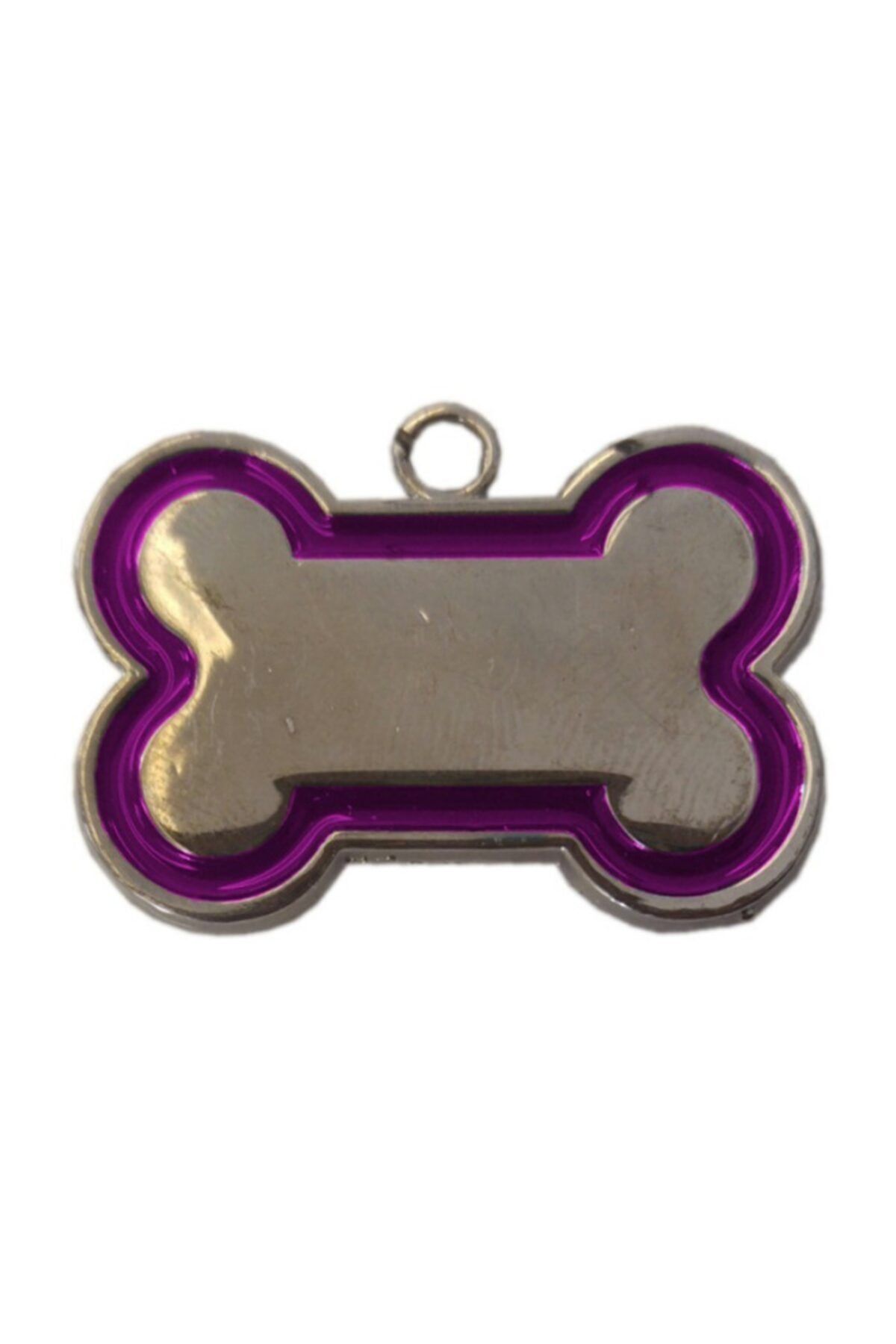 Markapet Kemik Şekilli Kedi Köpek Isimlik Aksesuar 2*3 Cm Pembe