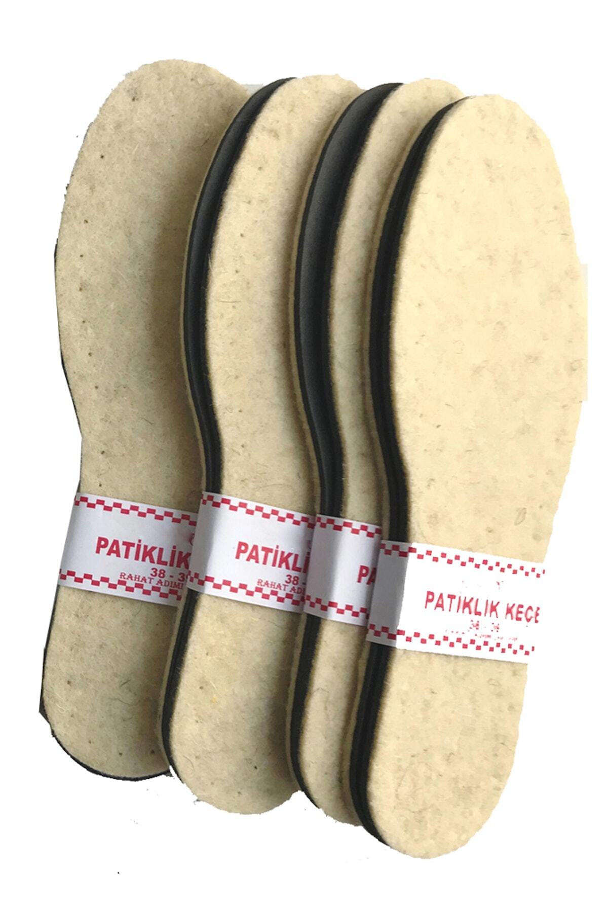 Sidentra 12 Çift Patiklik Keçe Tabanlık 6 Çift 36-37 - 6 Çift 38-39 Numara Delikli Eva Taban Patik Tabanı