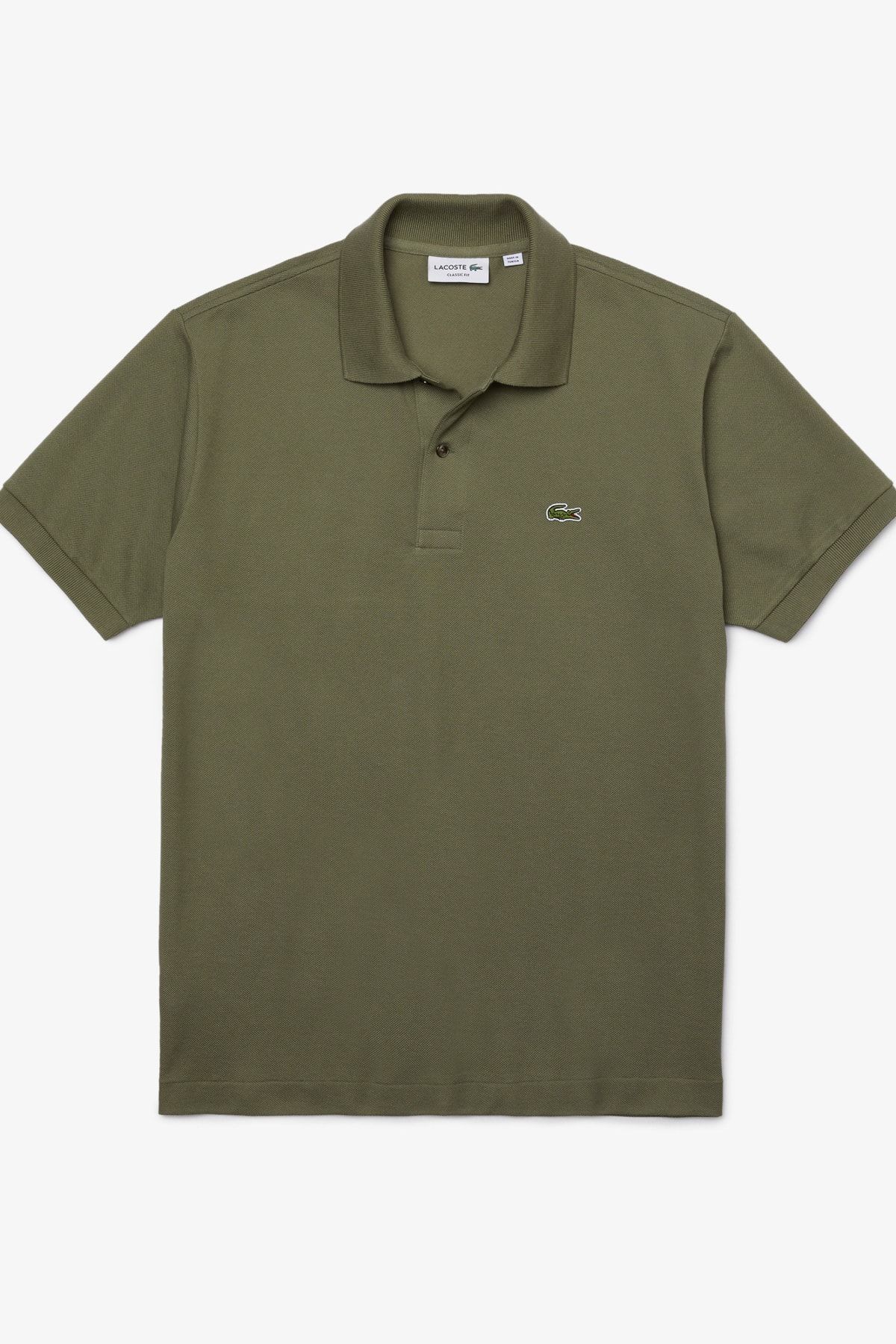 Lacoste Erkek Klasik Fit Haki Polo L1212