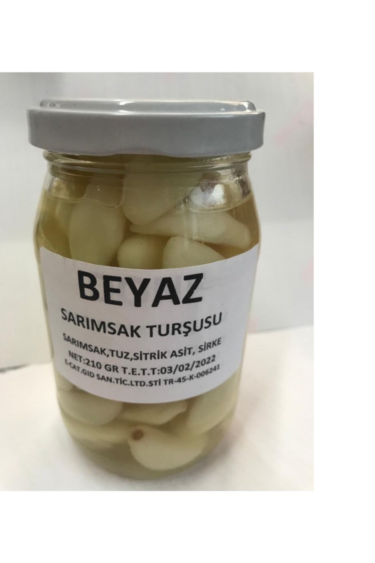 BEYAZ Sarımsak Turşusu 370 cc