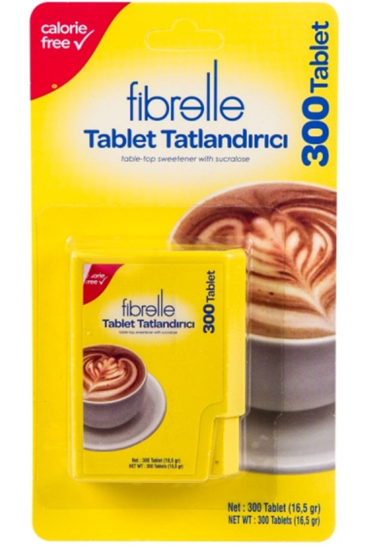 Fibrelle Sukralozlu Tablet Tatlandırıcı 300 Tablet