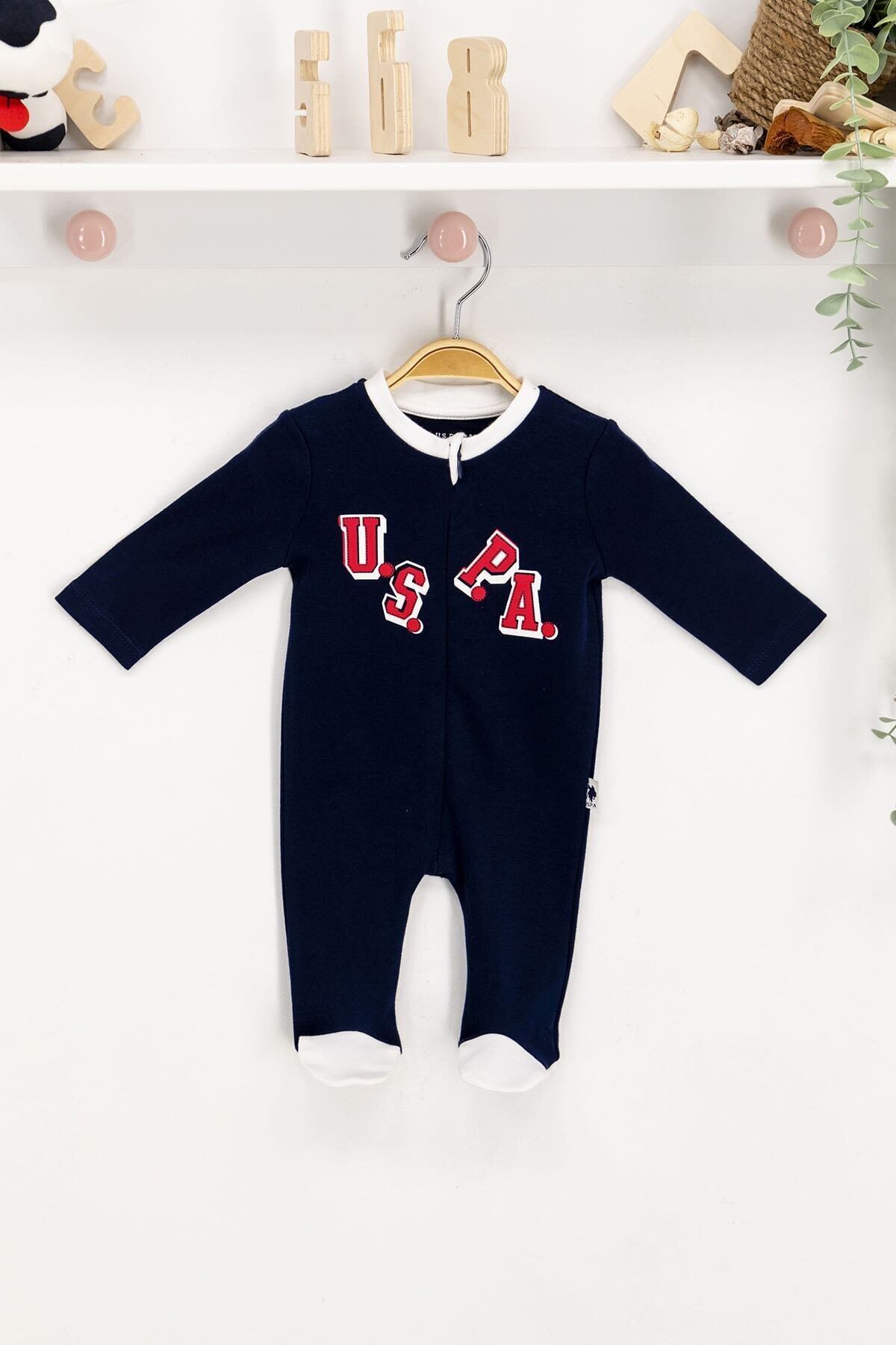 U.S. Polo Assn. U.s. Polo Assn Lisanslı Lacivert Bebek Tulum
