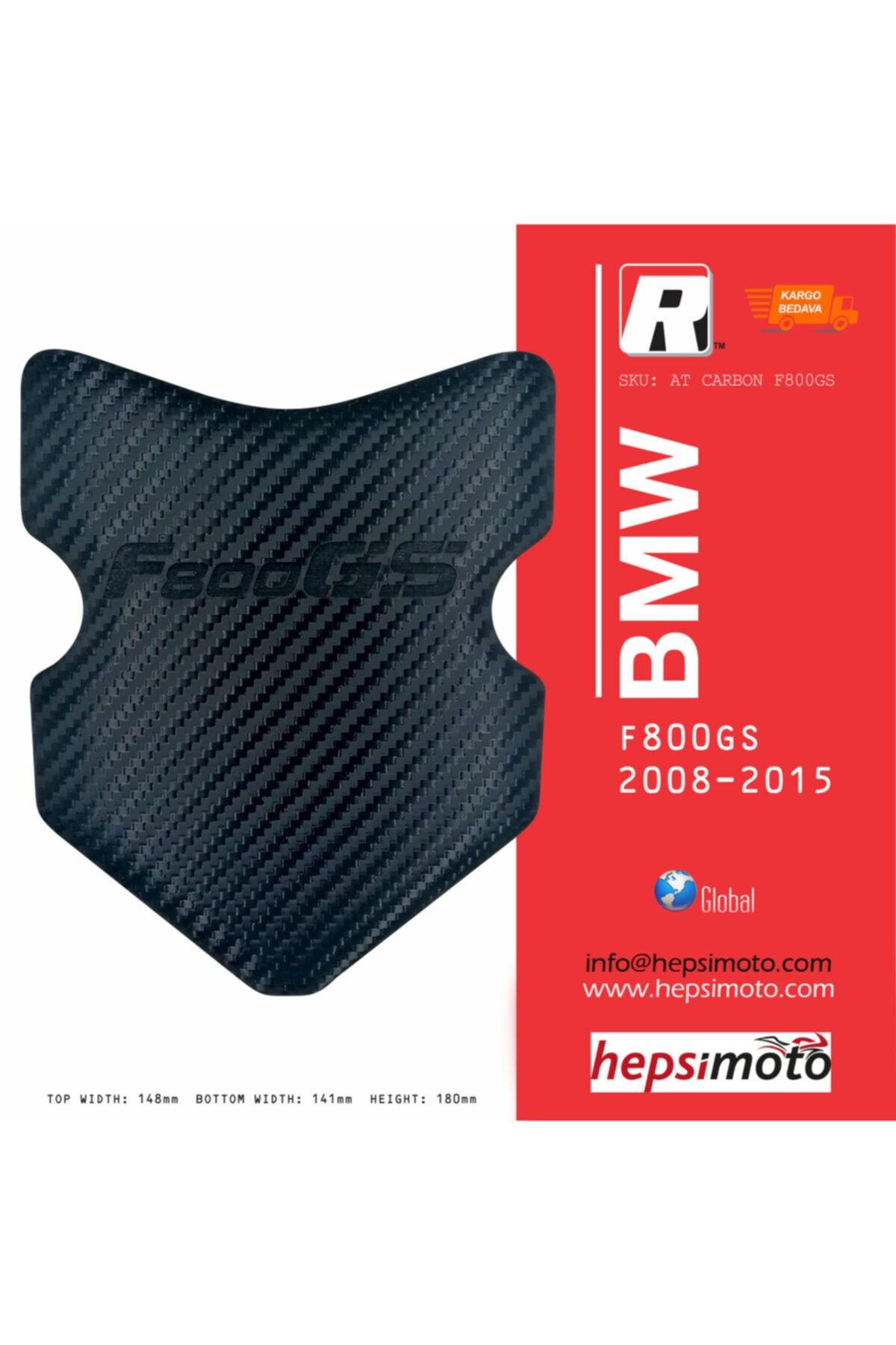 RubbaTech At Carbon F800gs 08-15 Bmw