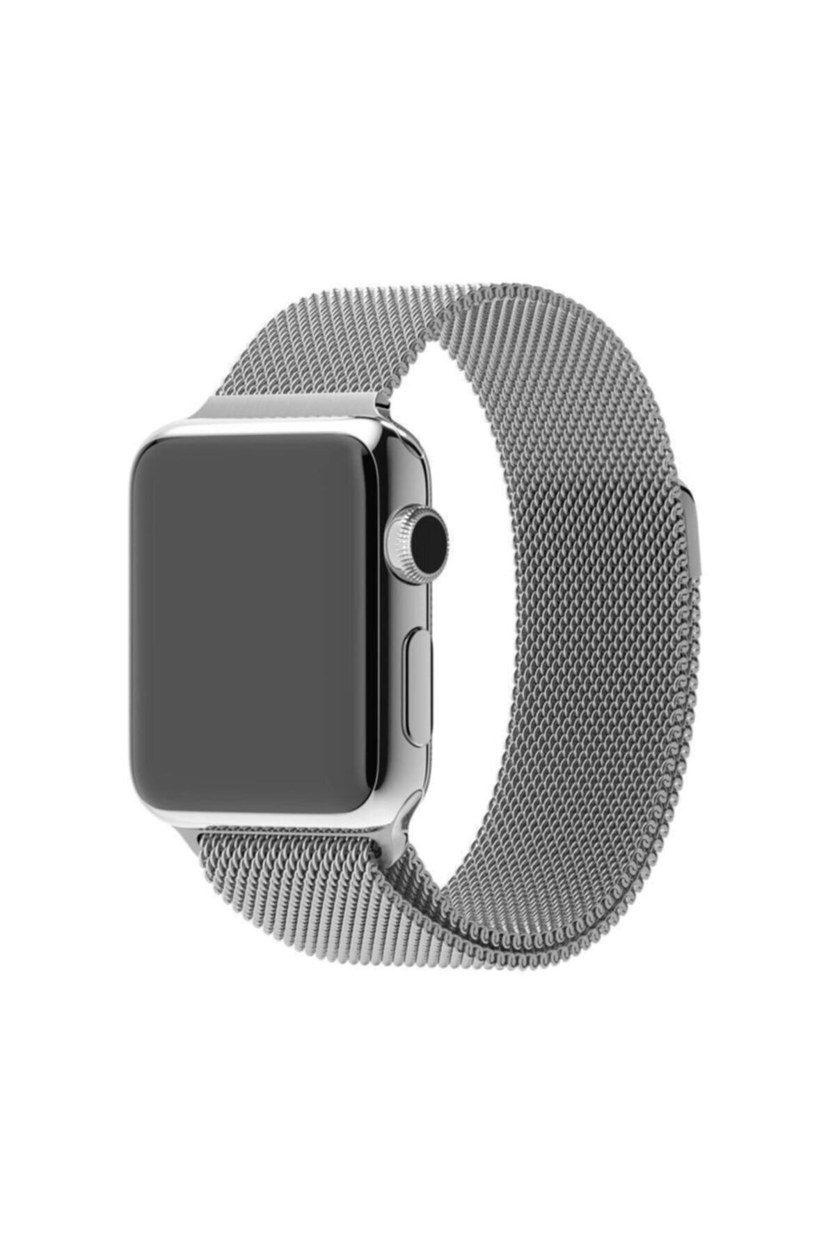 Techmaster Apple Watch 2 3 4 5 6 Için 42 44mm Metal Hasır Tme Kordon
