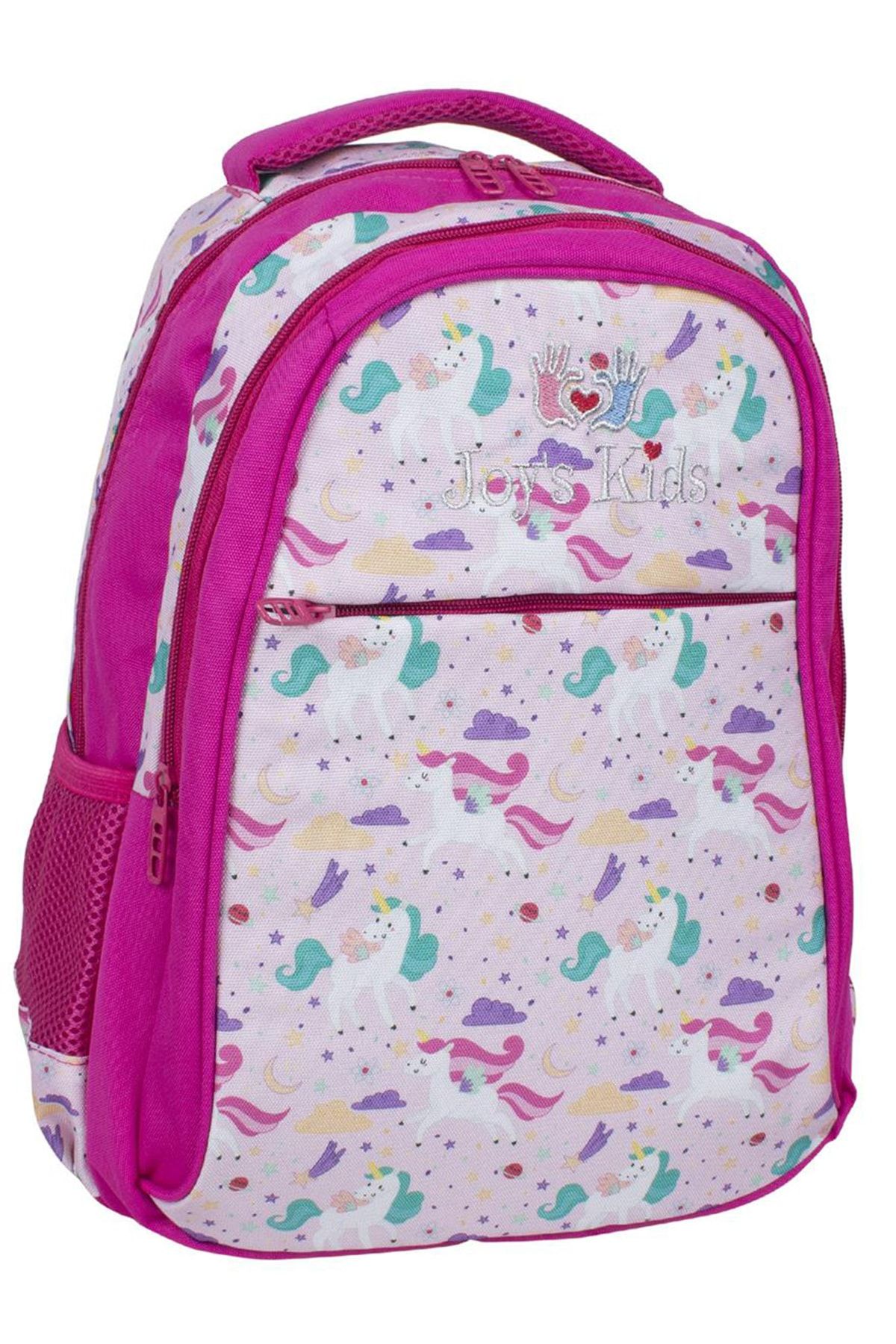 Bagacar Joys Kids 20202 Okul Sırt Çantası Pembe Unicorn