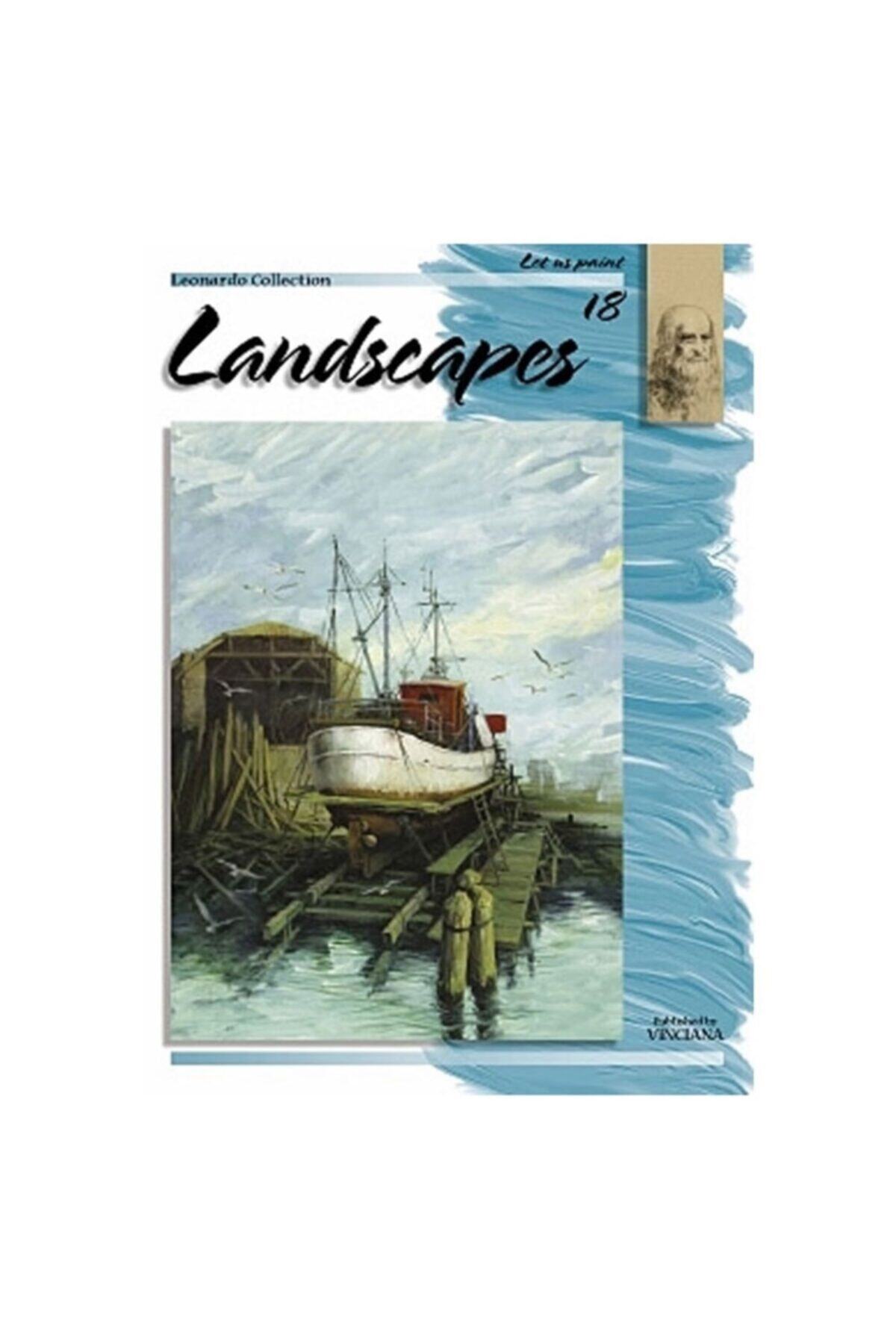 Da Vinci Leonardo Collection Desen Kitabı Landsapes N: 18 Manzaralar N: 18