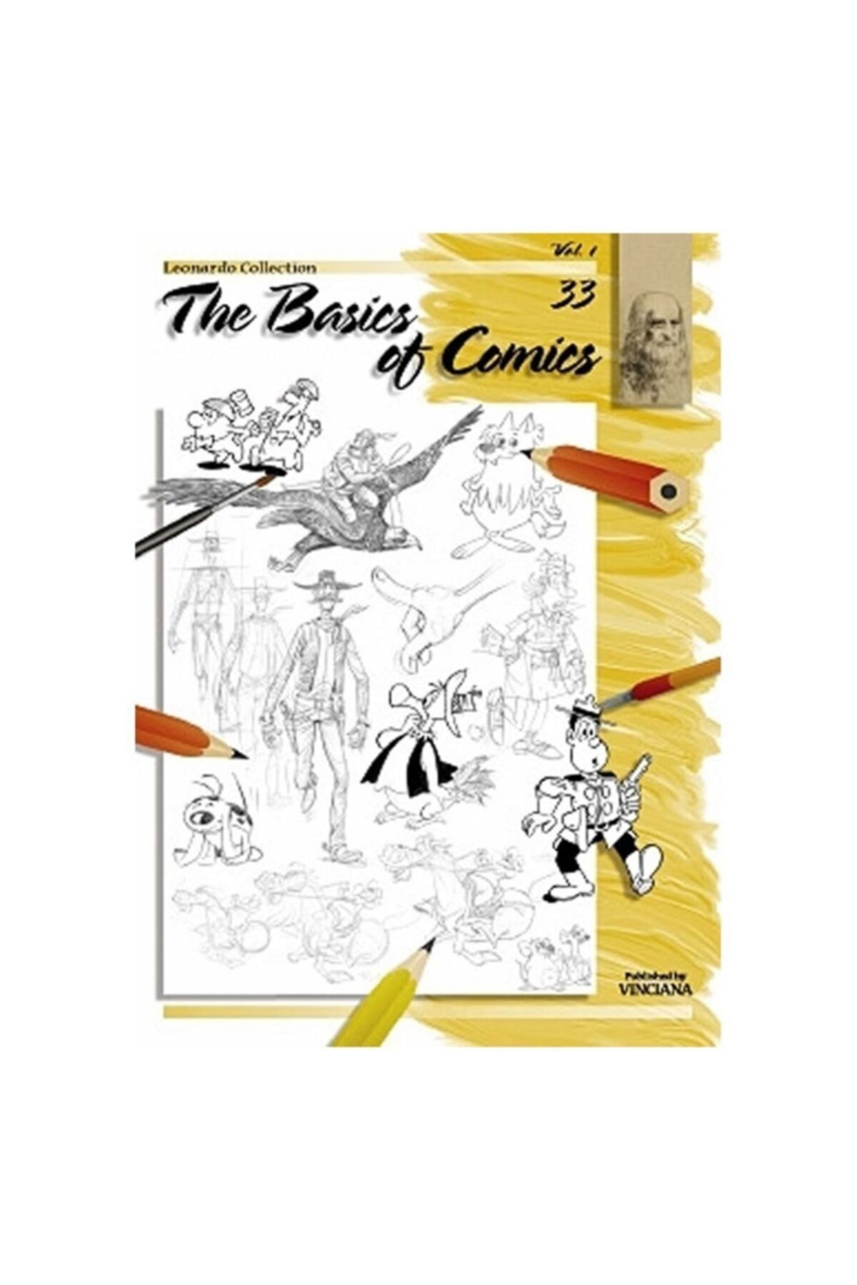 Da Vinci Leonardo Collection Desen Kitabı The Basics Of Comics N: 33 Resimli Mizah Çizim Temelleri N: 33