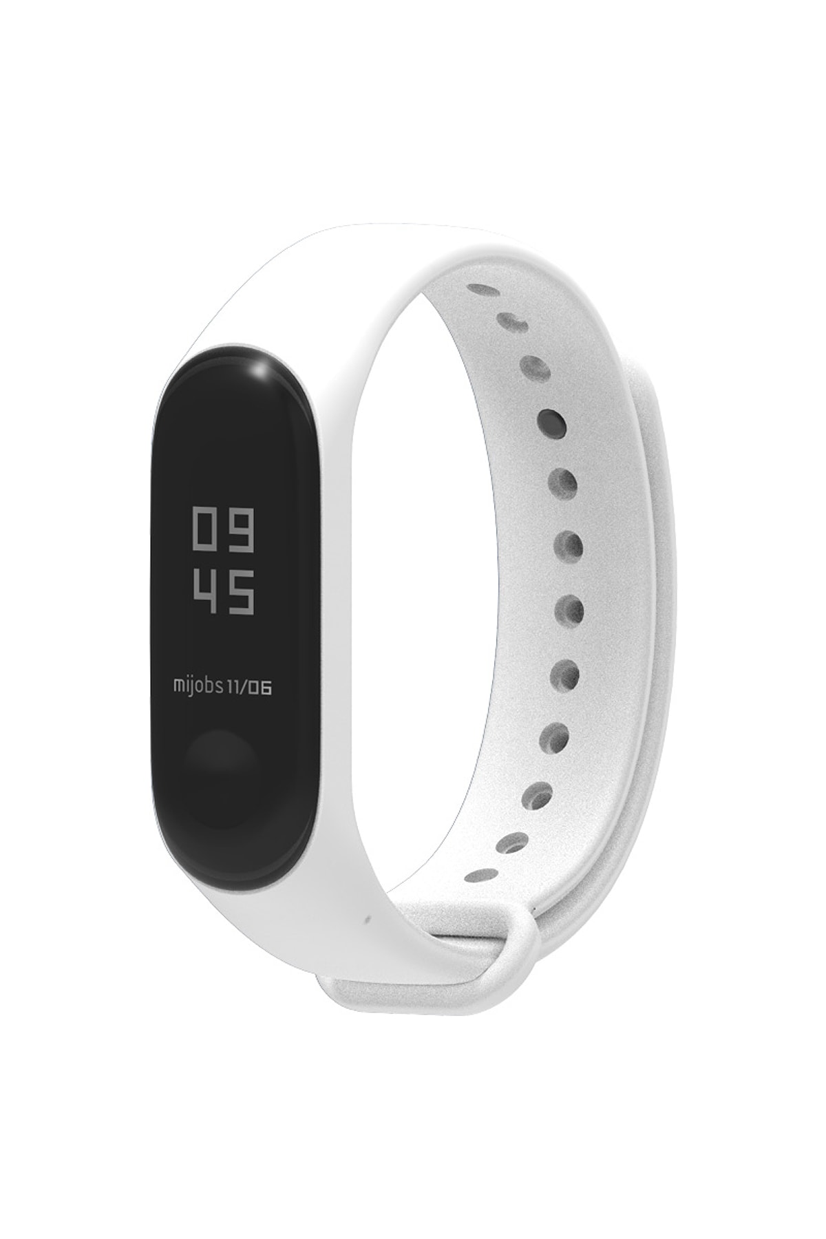 YONAGA Xiaomi Mi Band 4/3 Uyumlu Beyaz Antialerjik Akıllı Silikon Kordon
