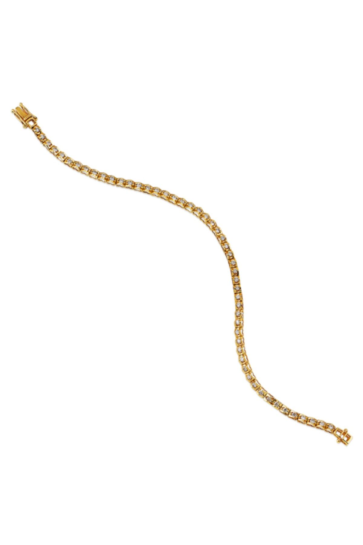 Barok Diamond Pırlanta Tilbe Bileklik 0.90ct 18 Ayar