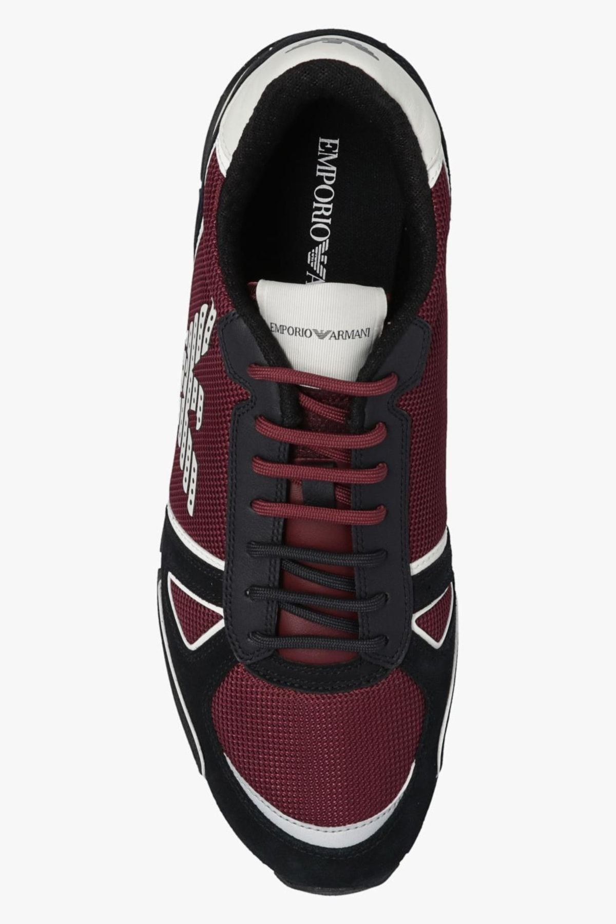 Red armani shoes top