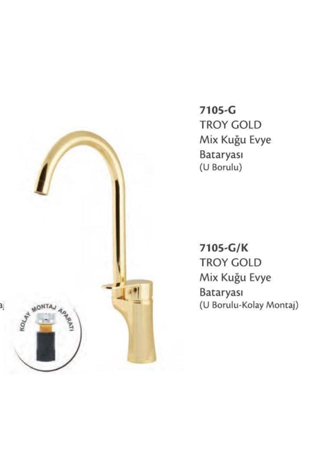 cms C.m.s.troy Gold Mix Kuğuevye Bataryası(u Borulu Kolay Montaj)