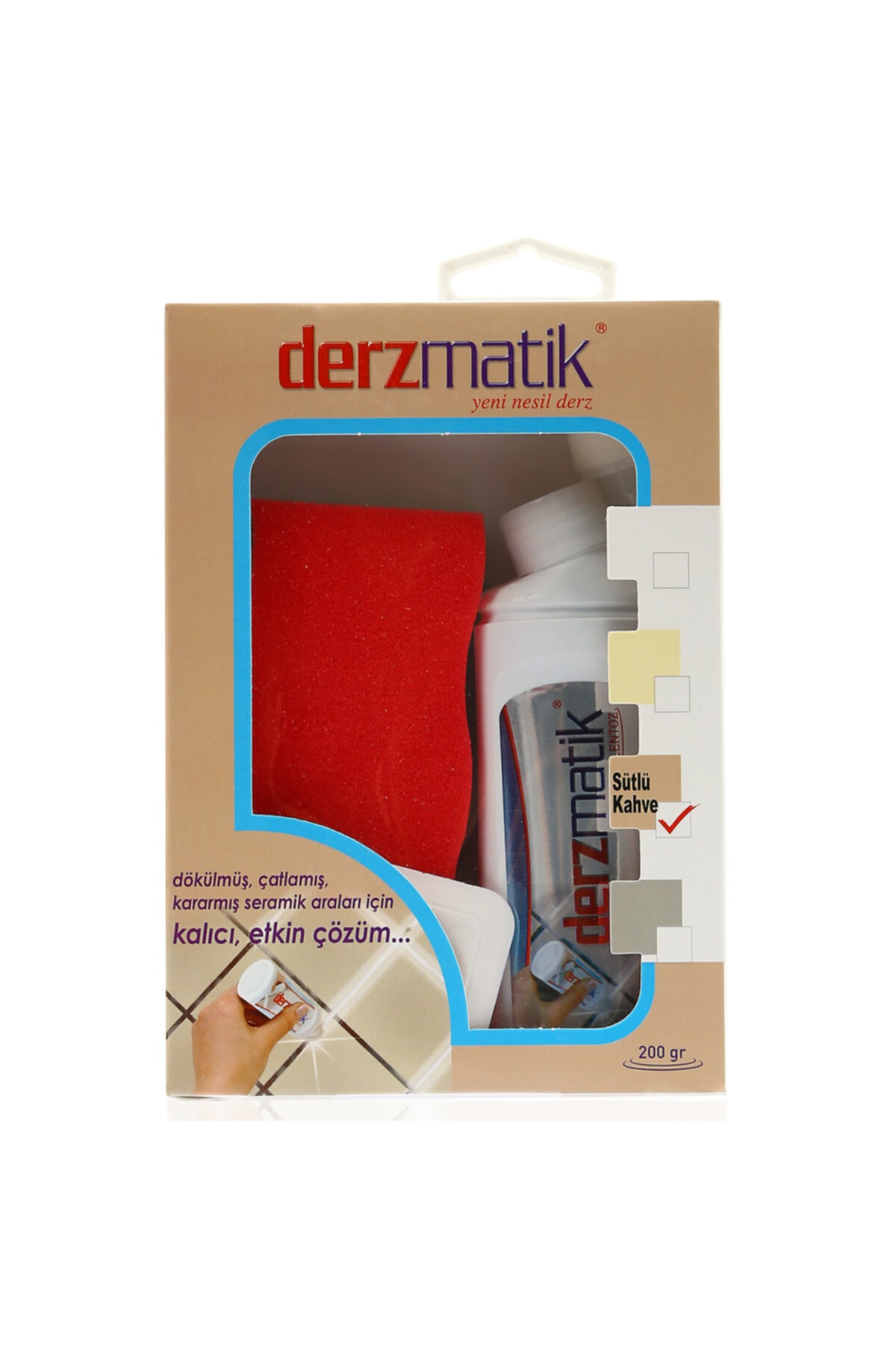 Derzmatik Kızıl Sütlü Kahve 200 gr Derz Dolgu Kutulu Set