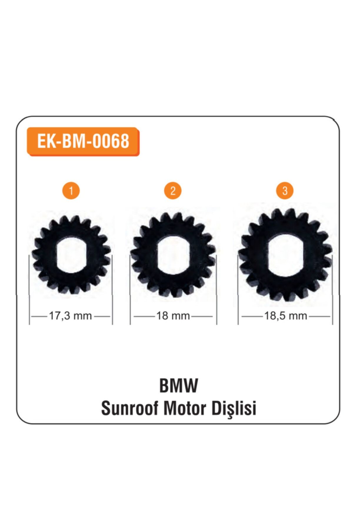 Altech Bmw - Sunroof Motor Dişlileri Ek-bm-0068
