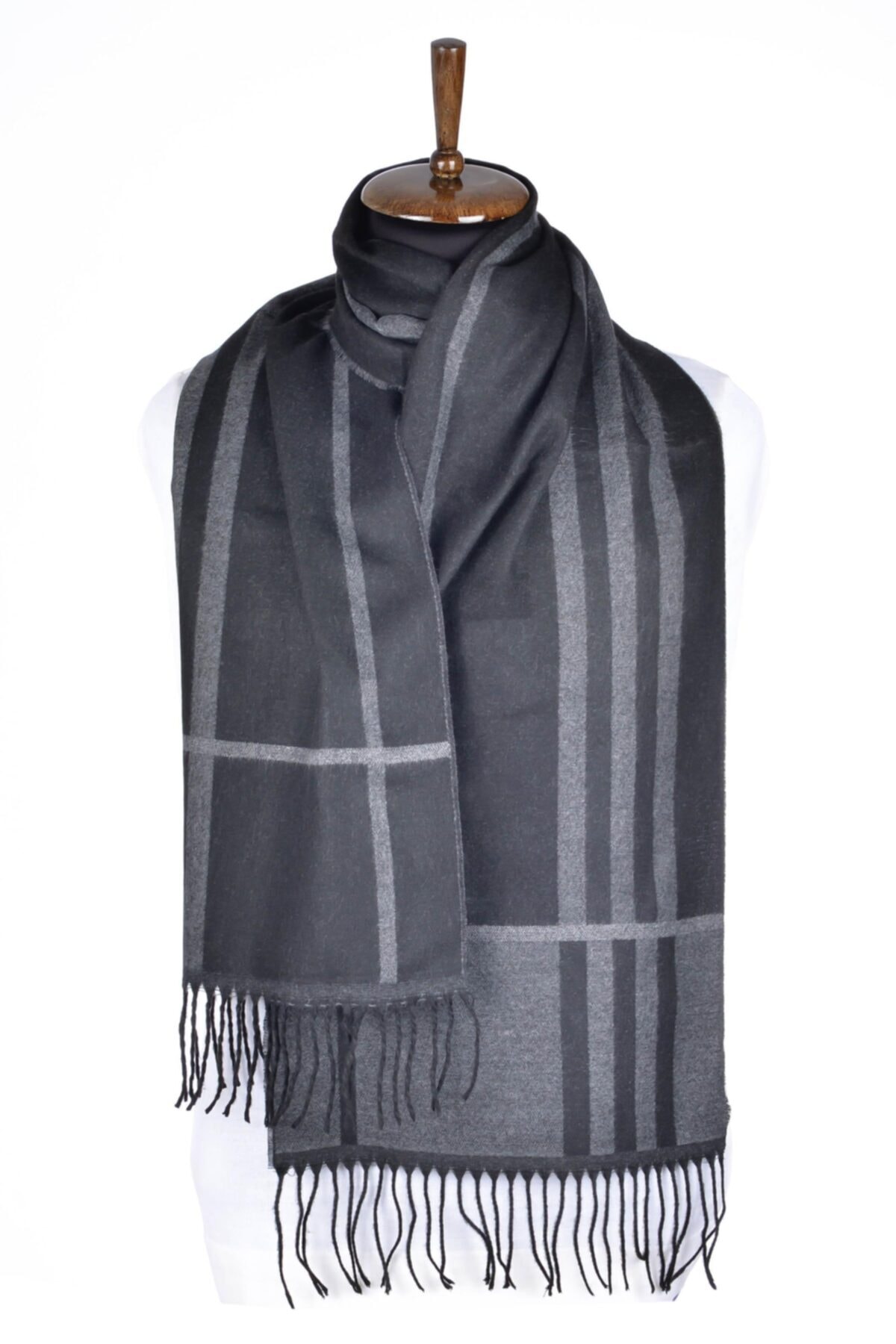 BAGGI Erkek Siyah Atkı