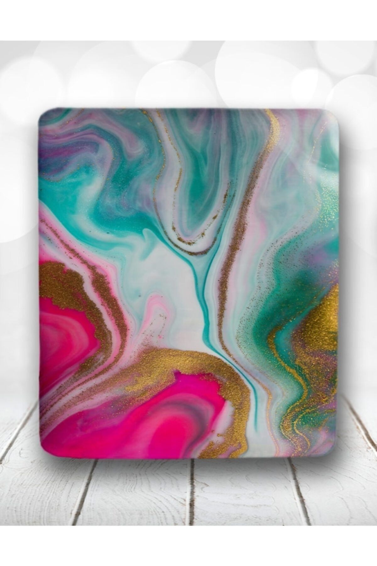 Atölye Çizgi Akik Taşı Bilek Destekli Mouse Pad