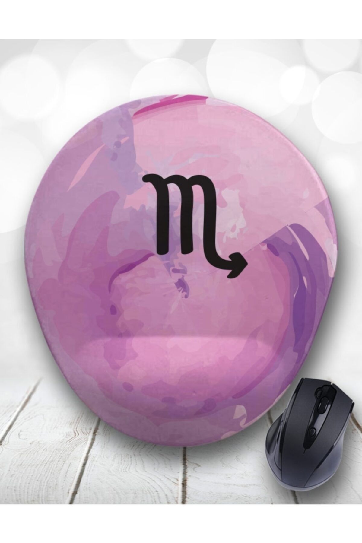 Atölye Çizgi Akrep Burcu Bilek Destekli Mouse Pad