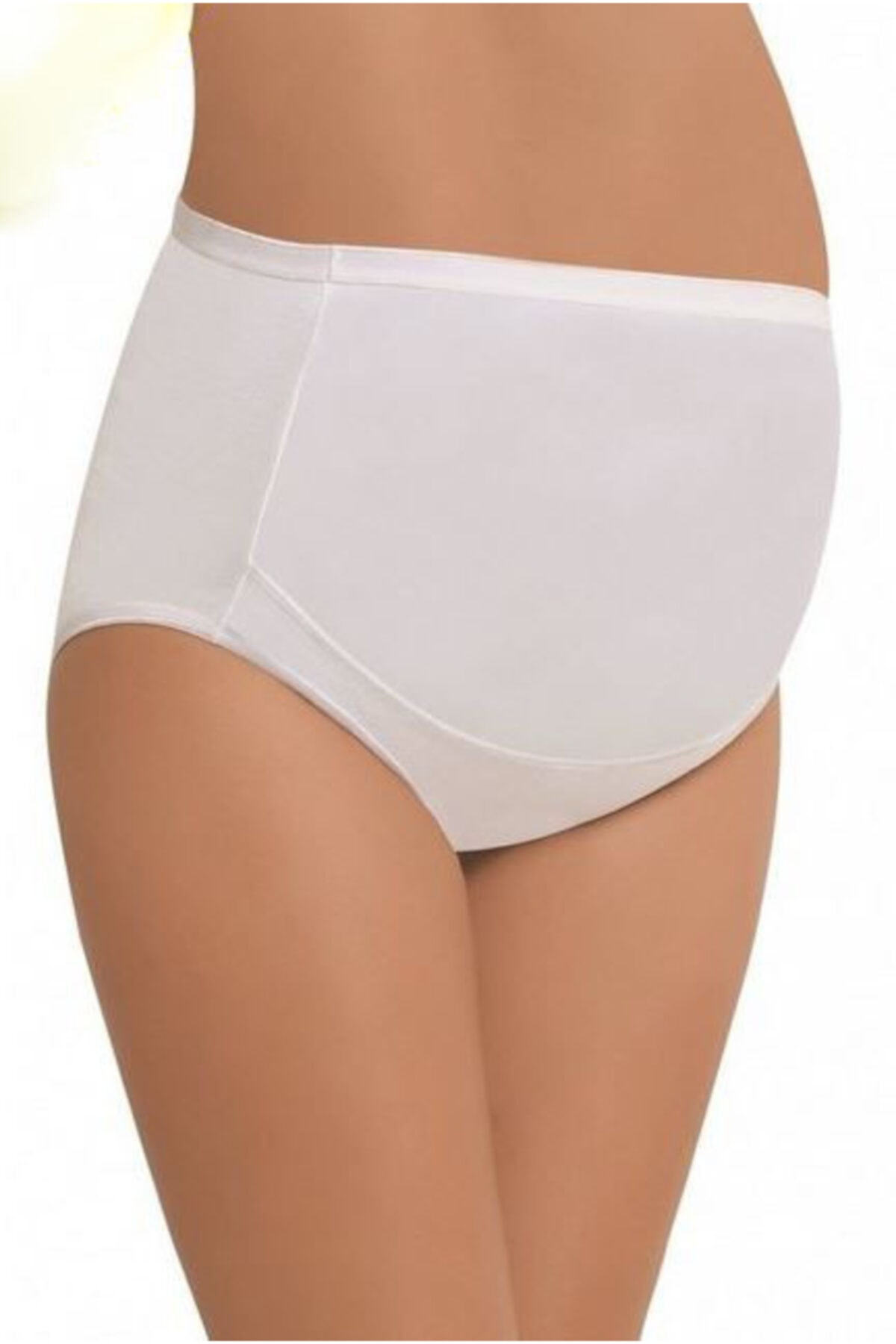 NBB Kadın Beyaz Pamuklu Hamile Külodu