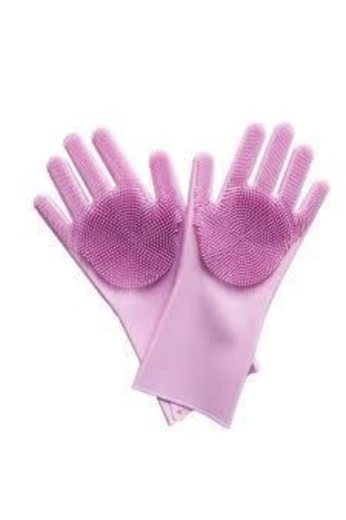 Züka Home Lila Sihirli Silikon Bulaşık Eldiveni