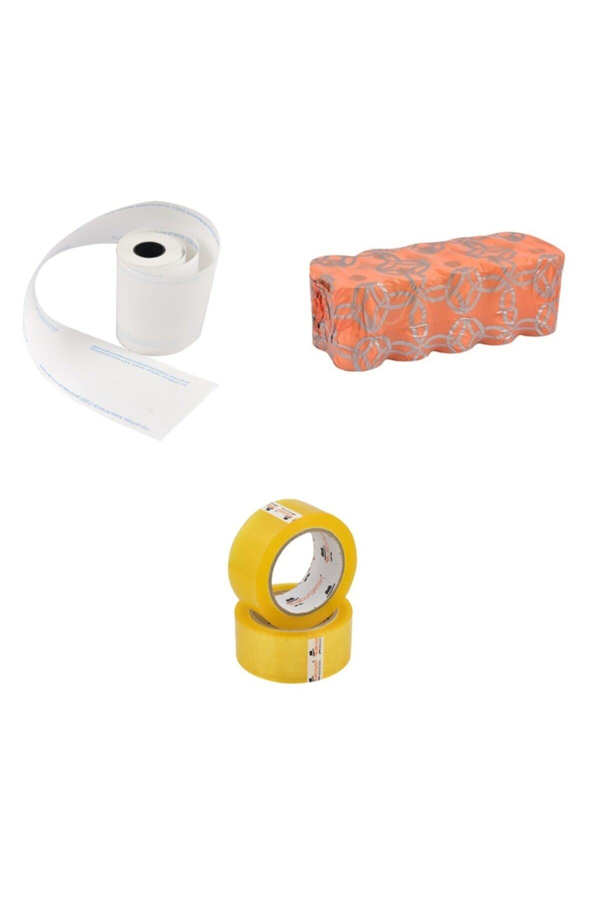 AraBulGelsin 100 Rulo 56x16 Pos Kağıdı Termal Rulo/1 Adet 45x100m Bant Hediyeli