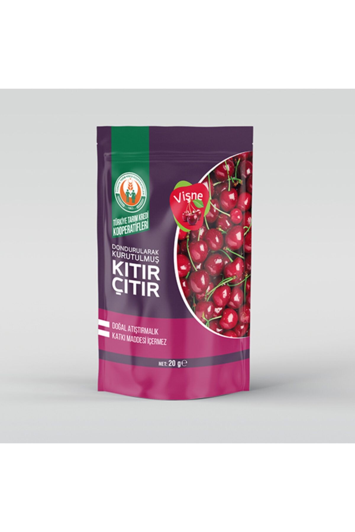 Türkiye Tarım Kredi Kooperatifleri Tarım Kredi Kooperatifleri Dondurulmuş Kurutulmuş Kıtır Çıtır Vişne 20 Gr.