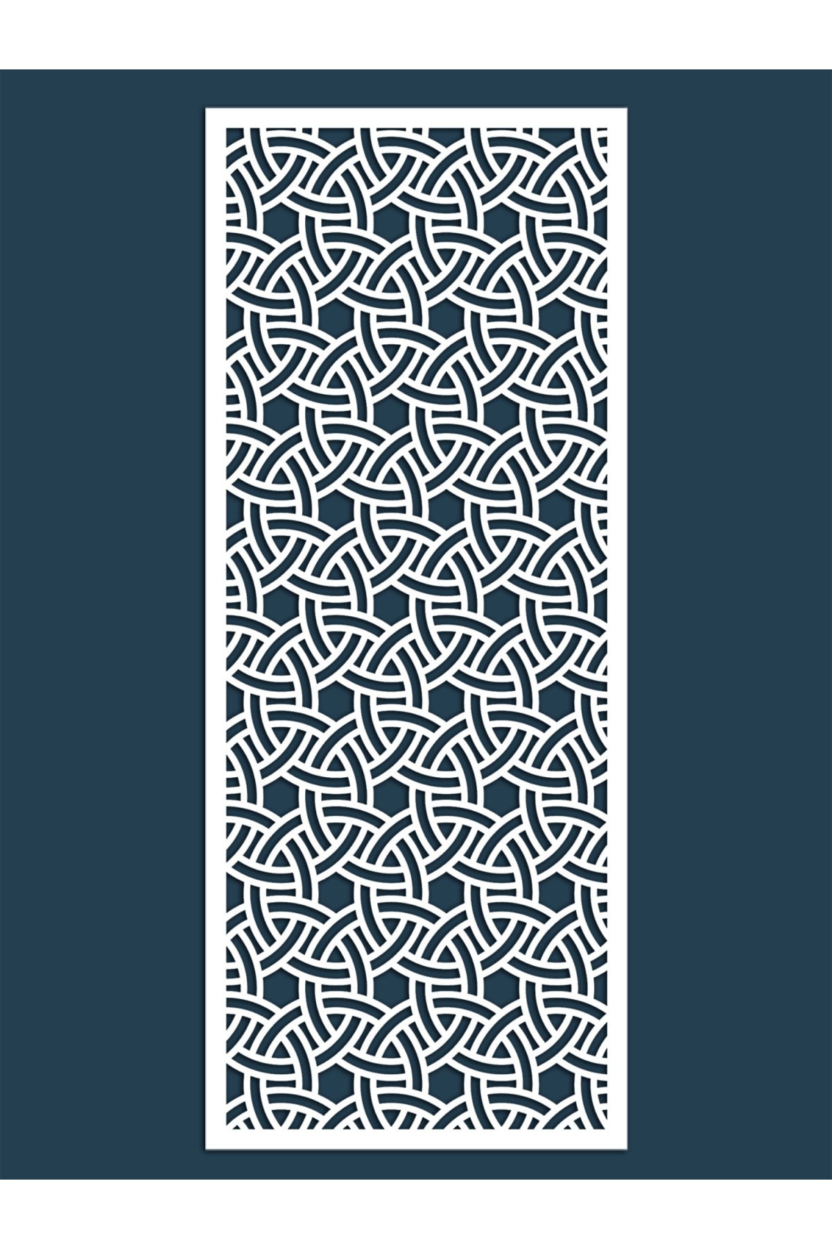 Liar Dekor Liar Ahşap Seperatör (Paravan) - KSP-89 - (18 mm) - (69 cm x 139 cm) - (Beyaz)
