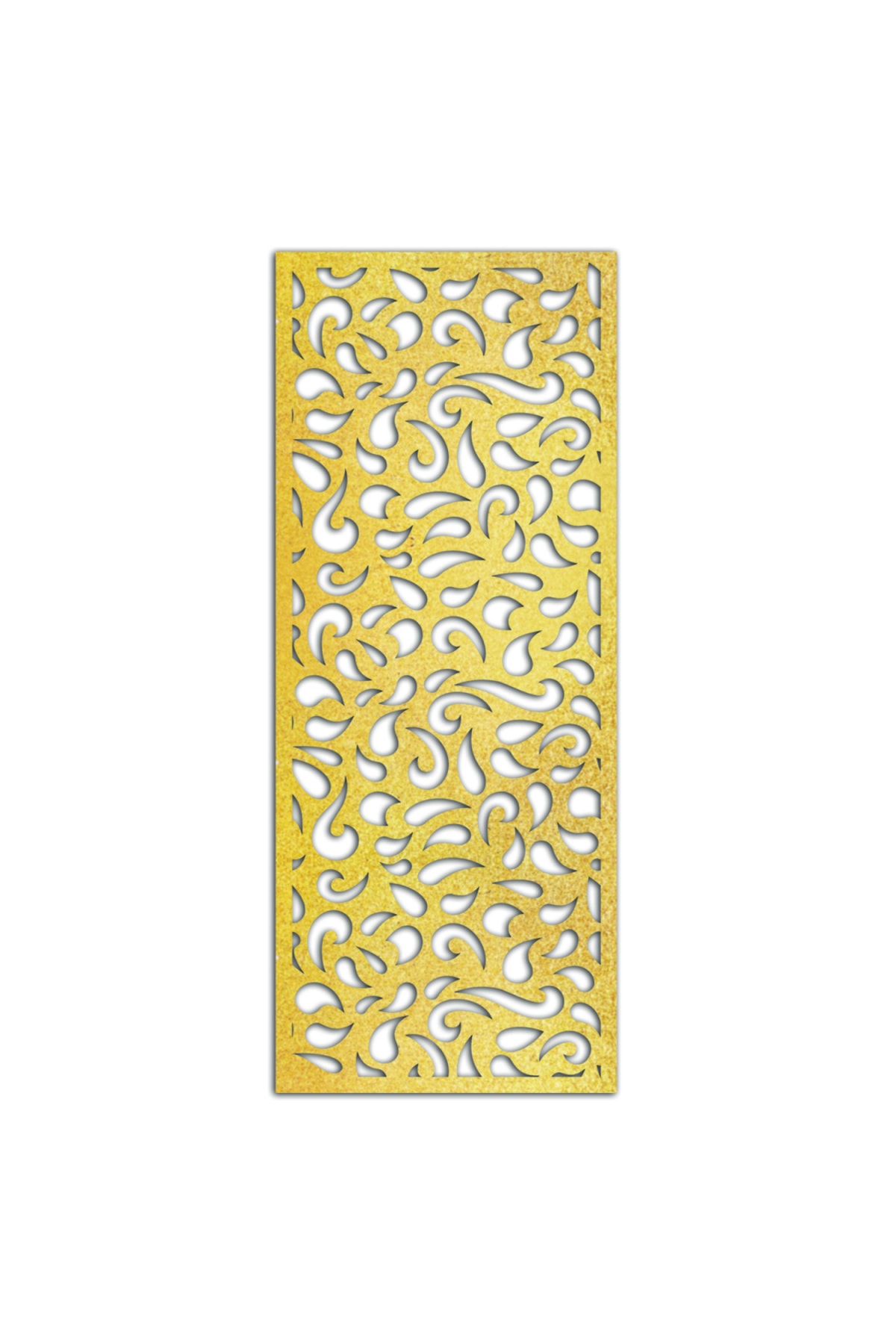 Liar Dekor Liar Ahşap Seperatör (Paravan) - KSP-67 - (18 mm) - (69 cm x 139 cm) - (Gold)