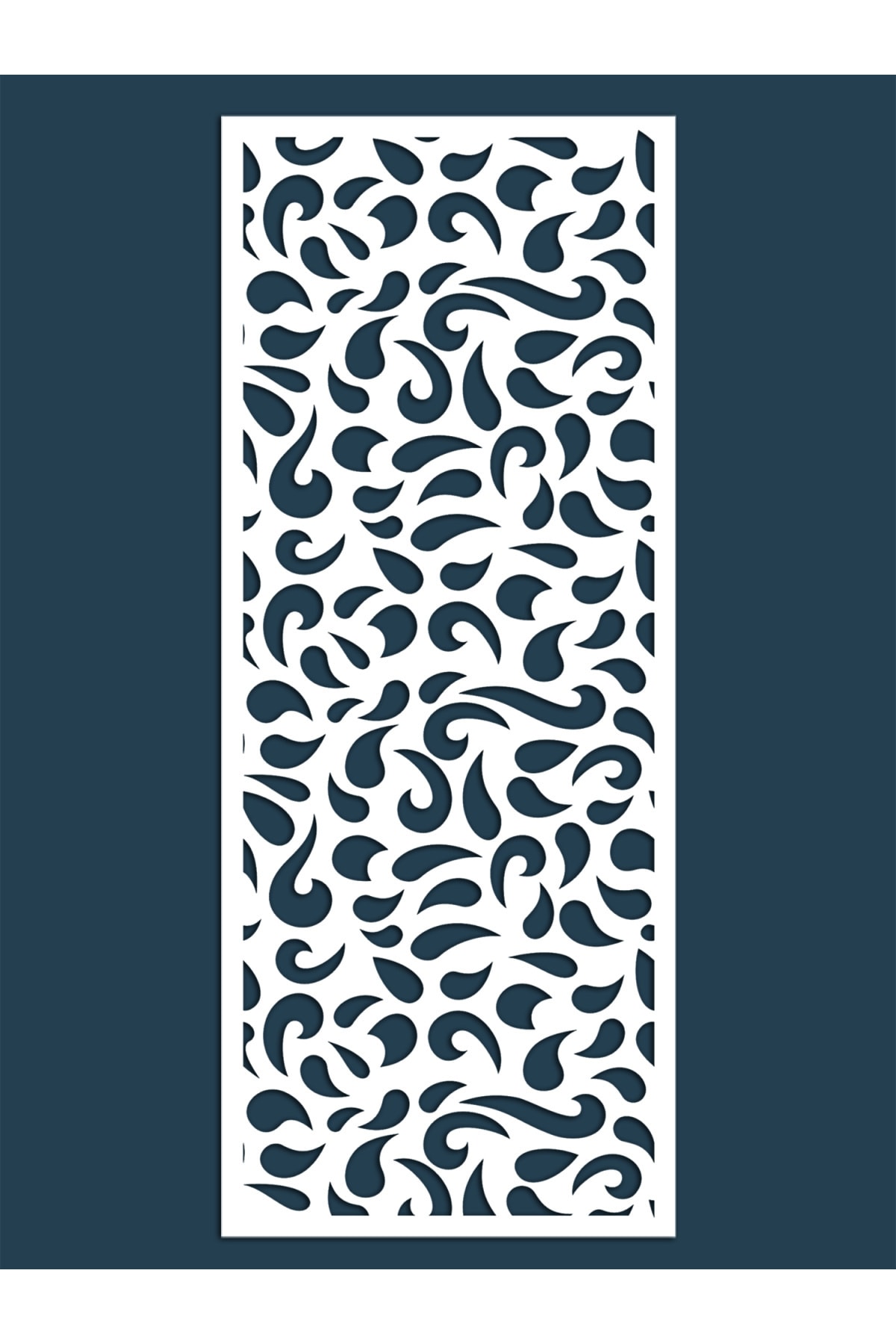 Liar Dekor Liar Ahşap Seperatör (Paravan) - KSP-67 - (18 mm) - (69 cm x 139 cm) - (Beyaz)