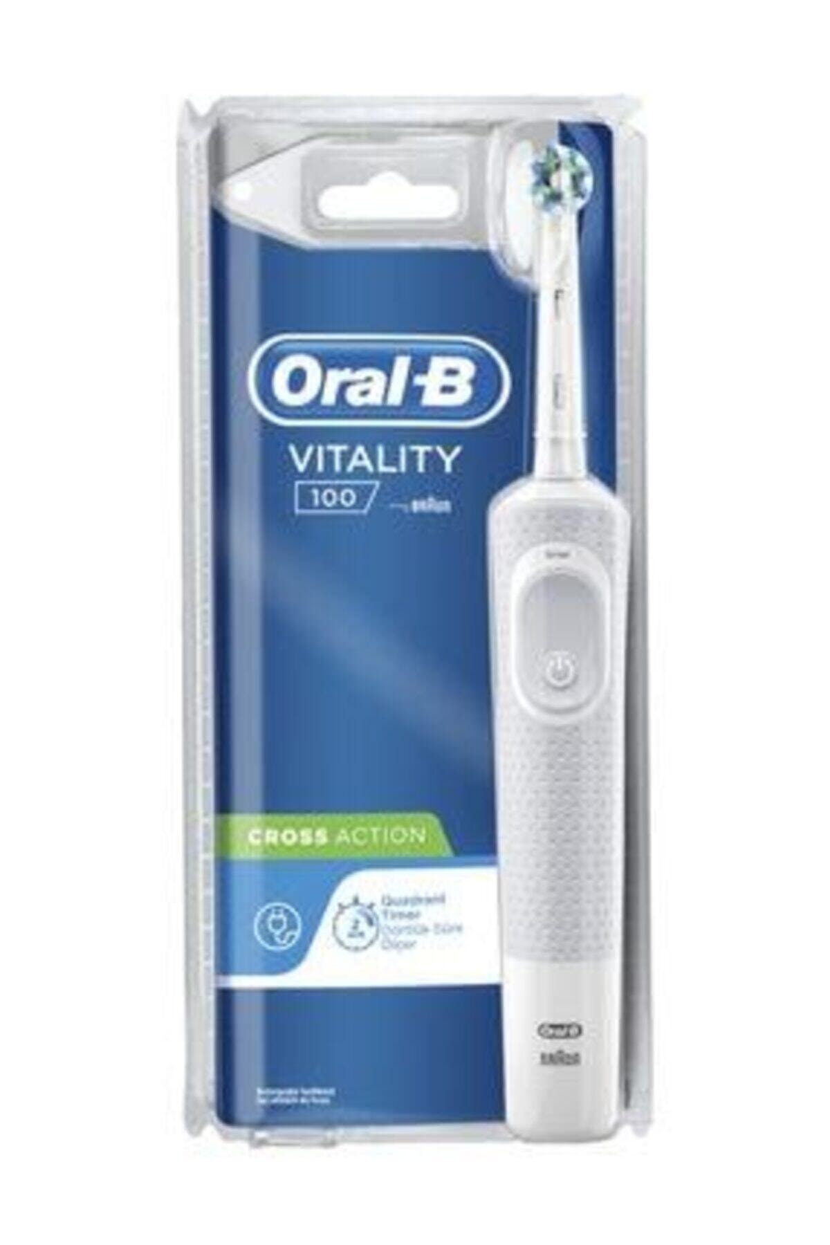 OralB Vitality D100 Şarjlı Diş Fırçası Beyaz